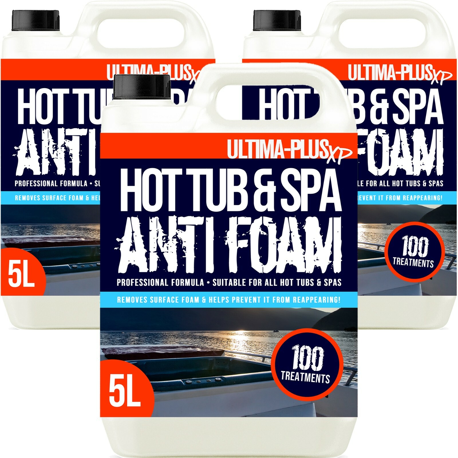 Hot Tub Anti Foam Remover Treatment Spa Whirlpool Pool Defoaming 15L Ultima Plus