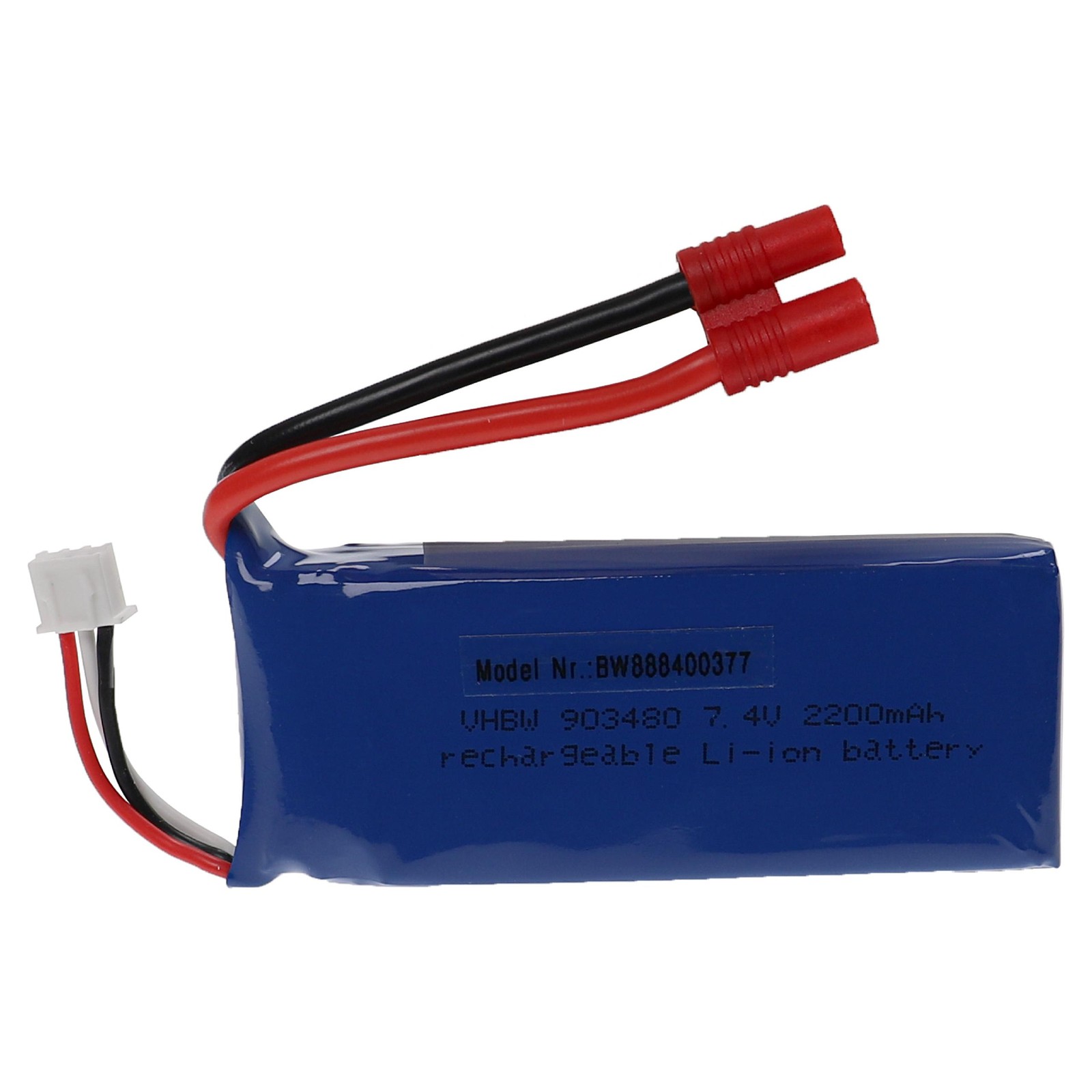 RC Battery Model Construction 3.5 mm banana plug 7.4V Li-polymer