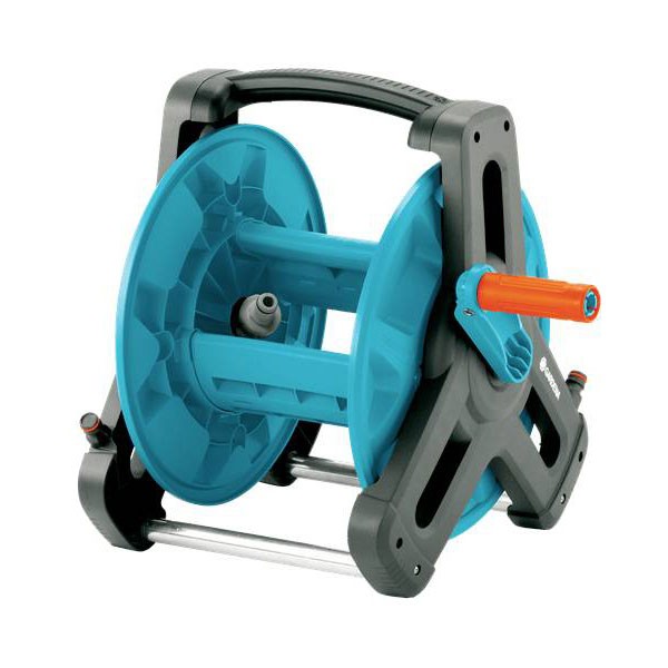 GARDENA Classic Hose Reel Black/Turquoise/Orange Compact Durable