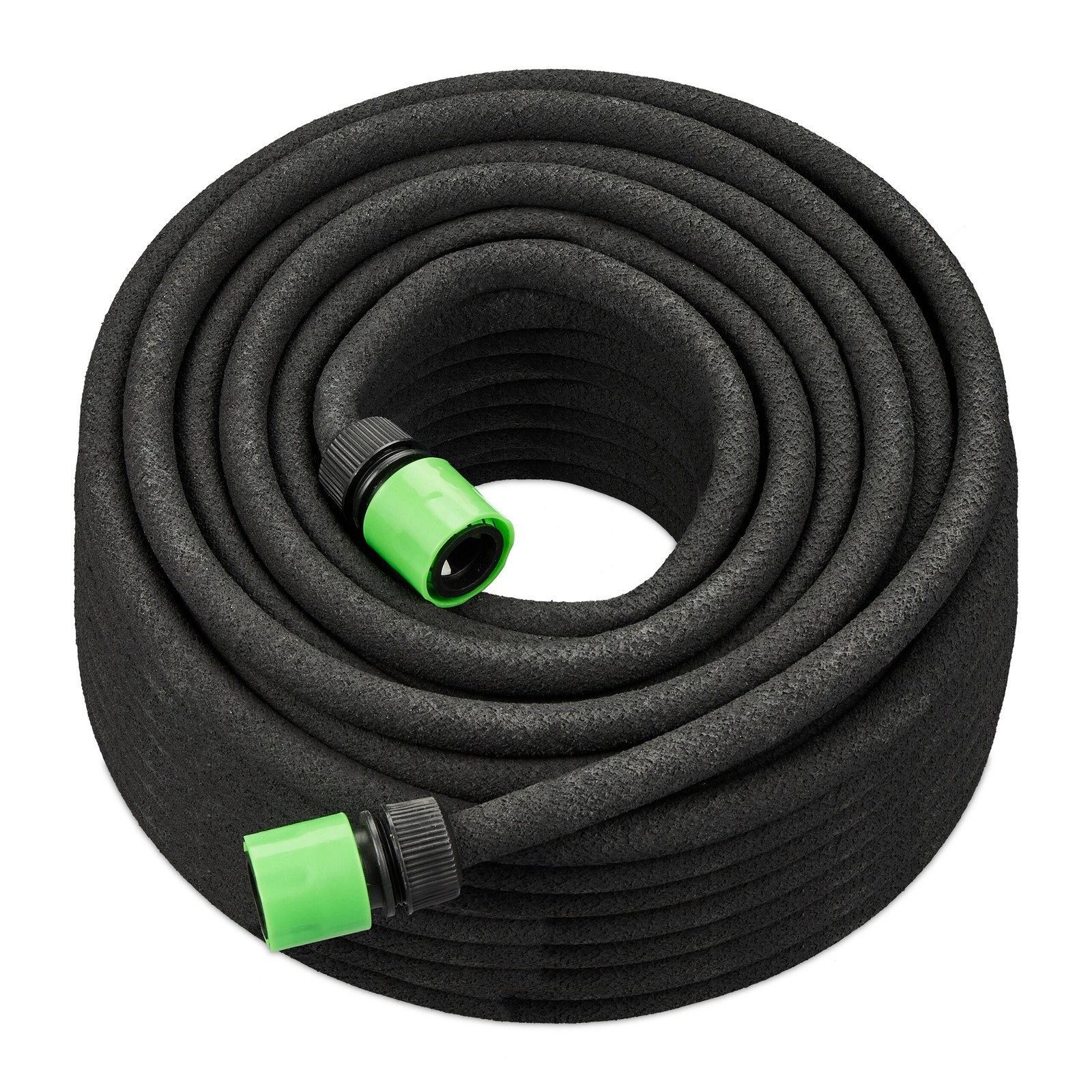 Drip Irrigation Hose Soaker Watering System Sprinkler Porous Hosepipe 50 m Black
