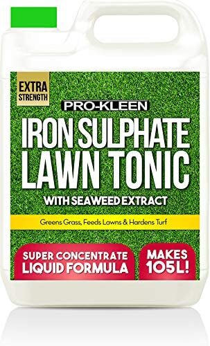 Pro-Kleen Lawn Tonic Liquid Iron Sulphate Quality Ferrous Conditioner, Fertilis