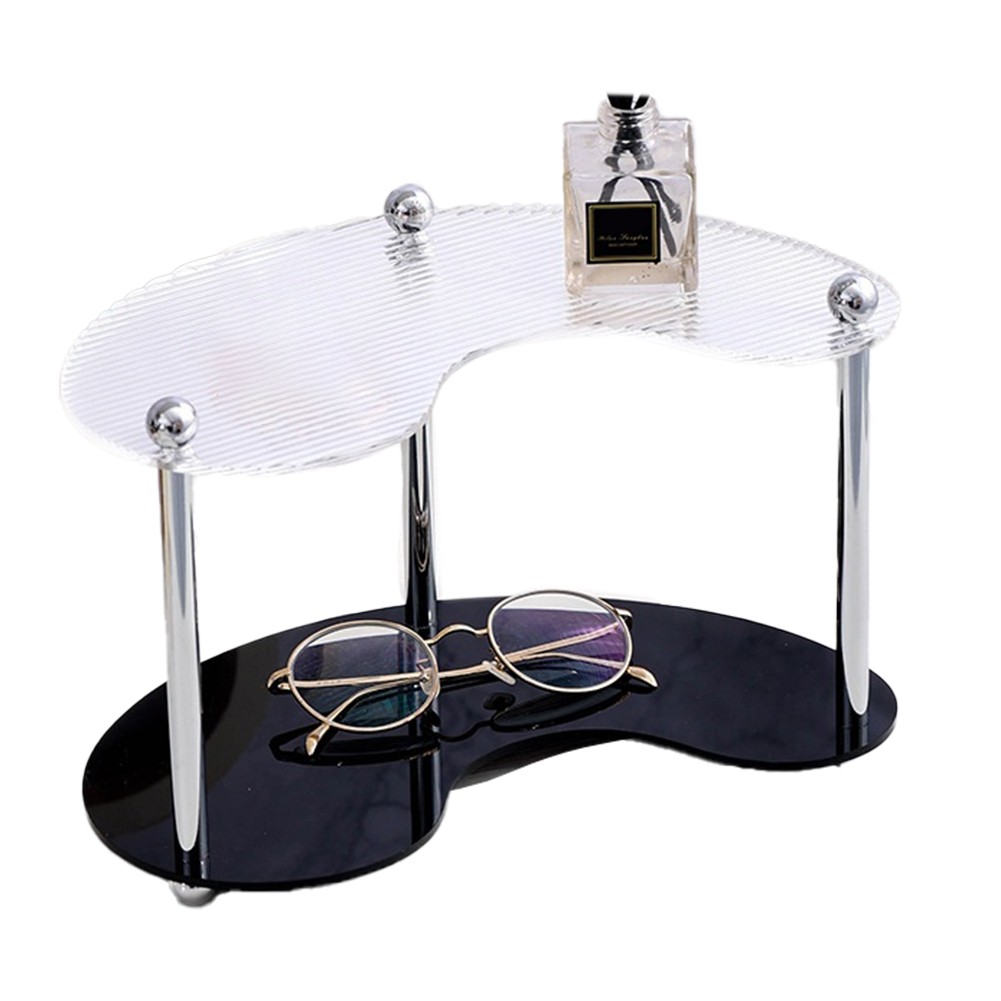 2X( Shelf Bedroom Dresser Skin Care Products Perfume Display Rack Cake3167