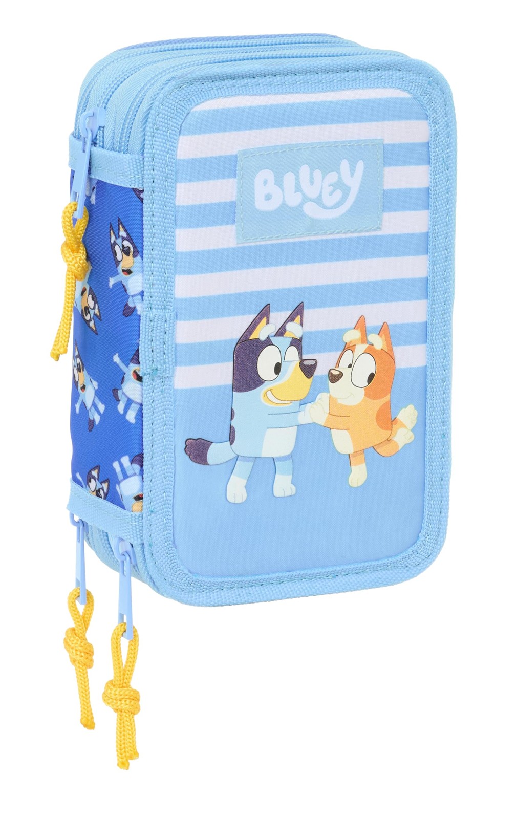 Safta Blue Let's Play – School Pencil Case with 37 Tools Included, Children's Pe