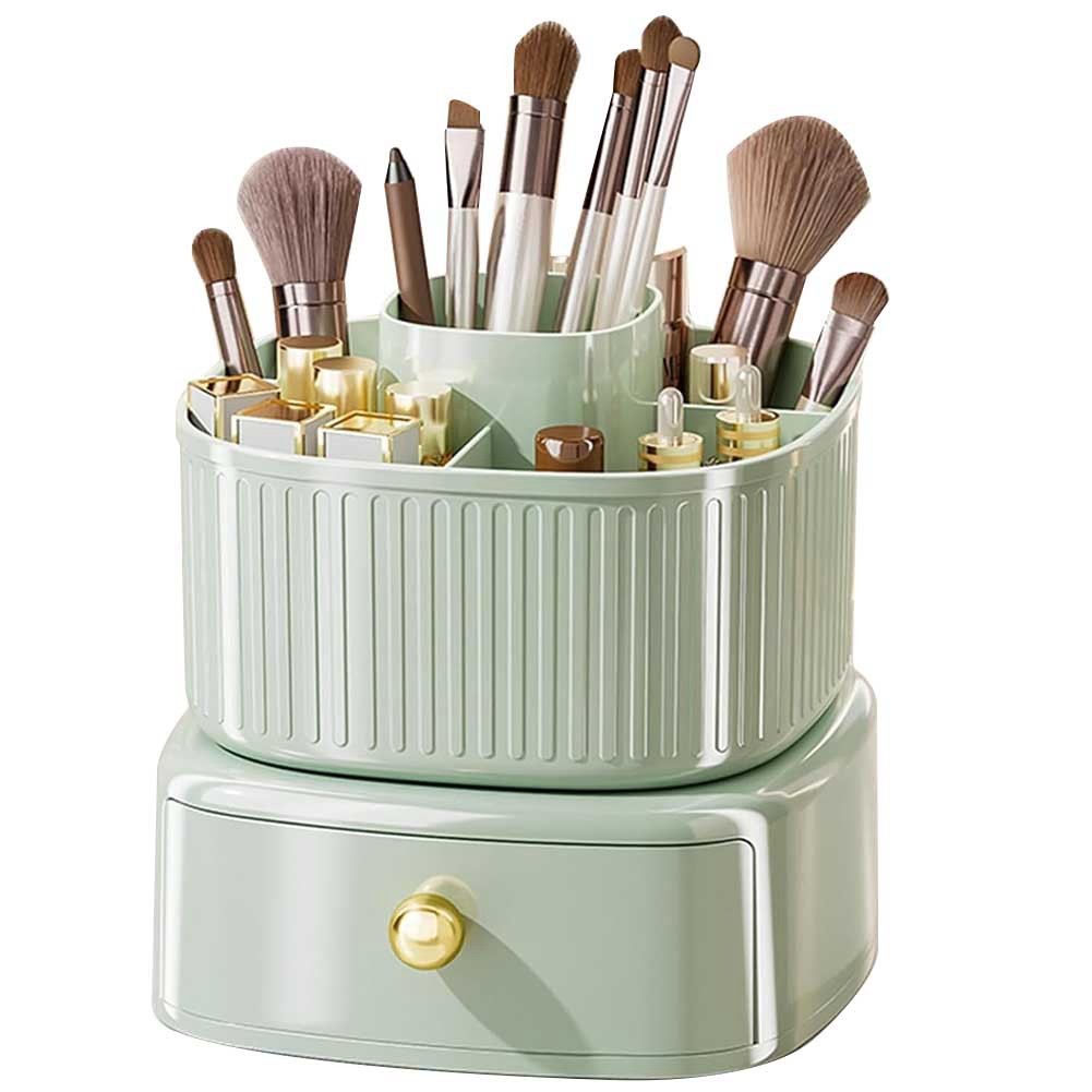 360° Rotating Makeup Organizer Big Capacity  Organizer with 5 Slot and 19111
