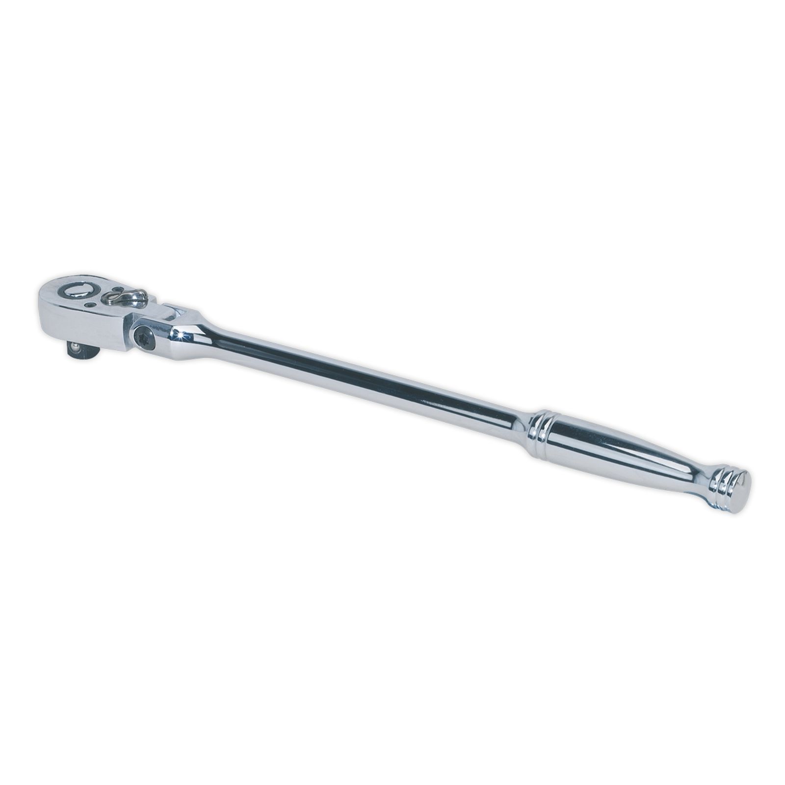 Sealey Ratchet Wrench Flexi-Head 300mm 3/8" Square Drive Pear-Head Flip Reverse