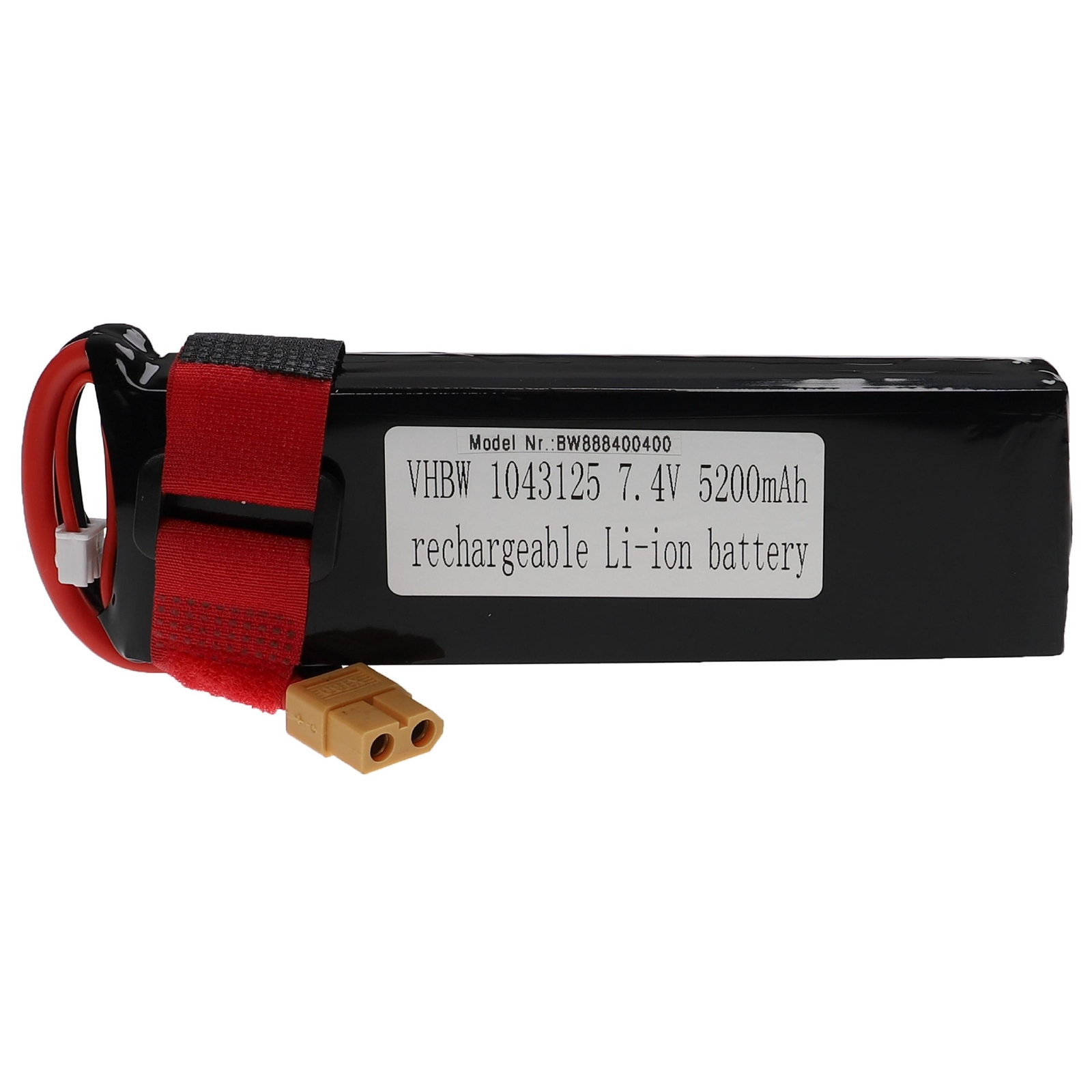RC Battery Model Construction XT60 7.4V Li-polymer