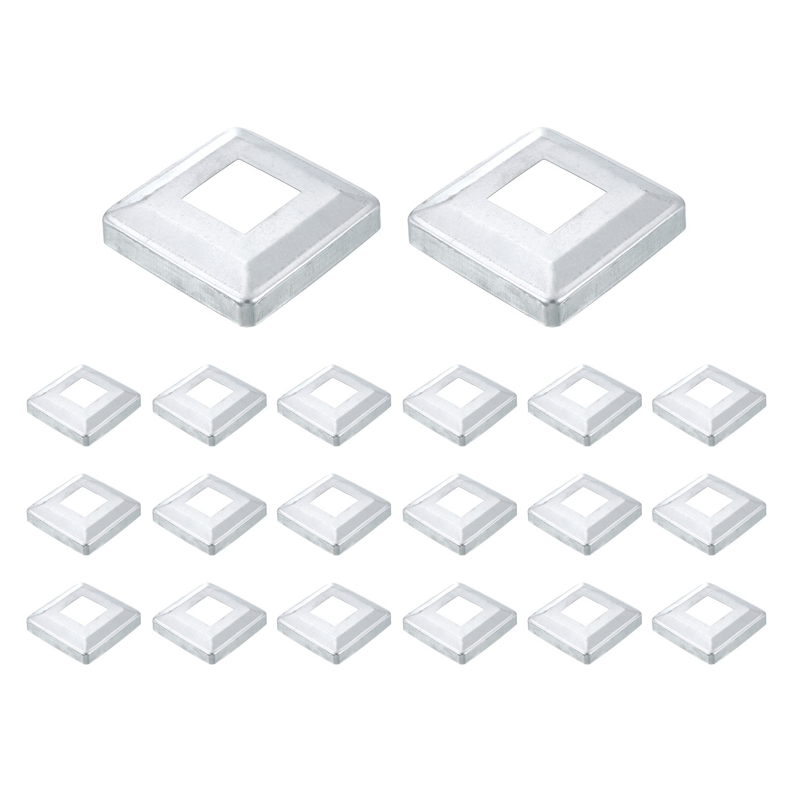 20Pcs Post Base Cover, 4.25x4.25 Integral Style Post Skirt Column Wrap 1.75x1.75