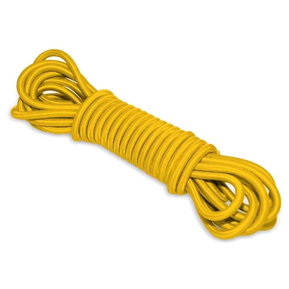 Yellow Bungee Cord - 20 m / 65 ft of 10 mm Bungee Rope Shock Cord Elastic Rope