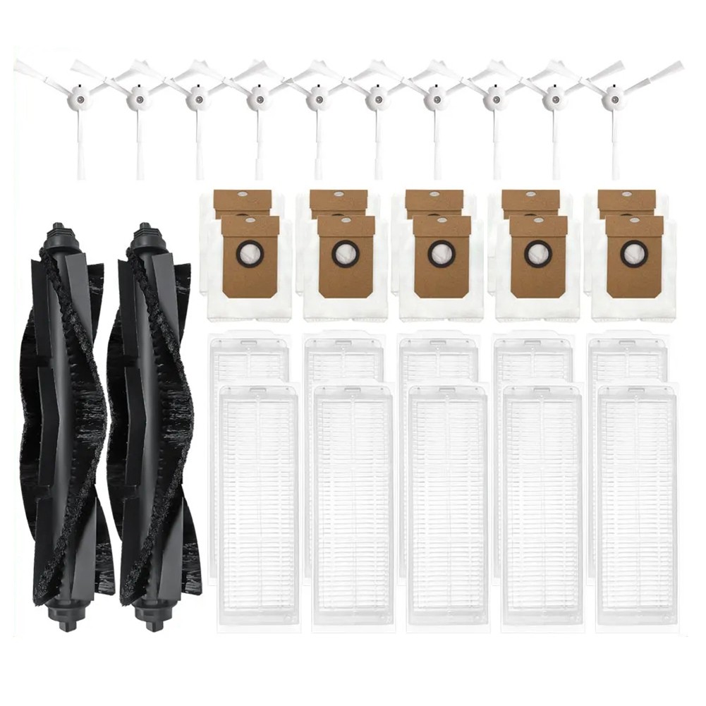 For Alpha 3 Pro / VXVC26 Robot Vacuum Cleaner Roller Side Brush Hepa Dust6439