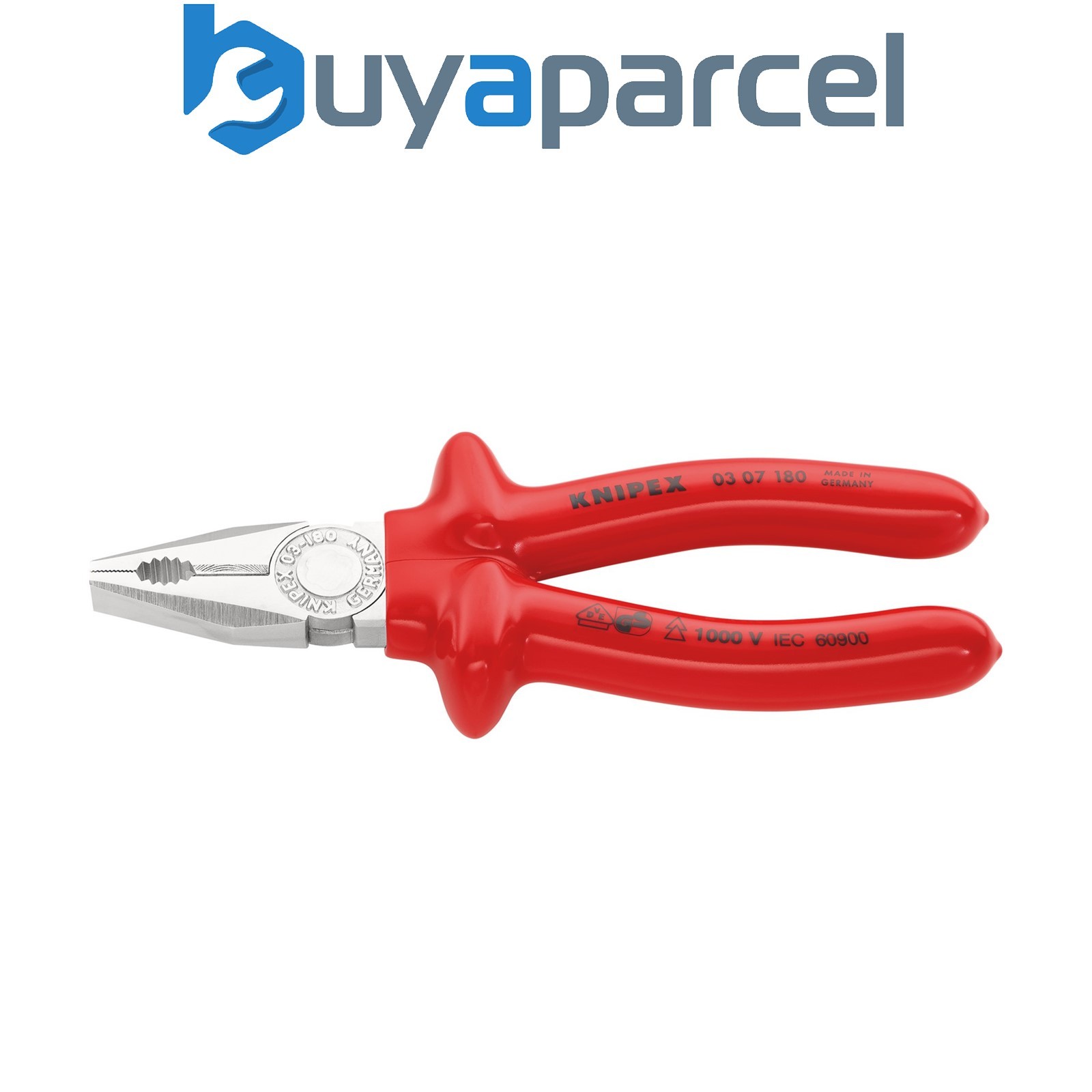 Draper 21452 KNIPEX 03 07 180 VDE Combination Pliers, 180mm