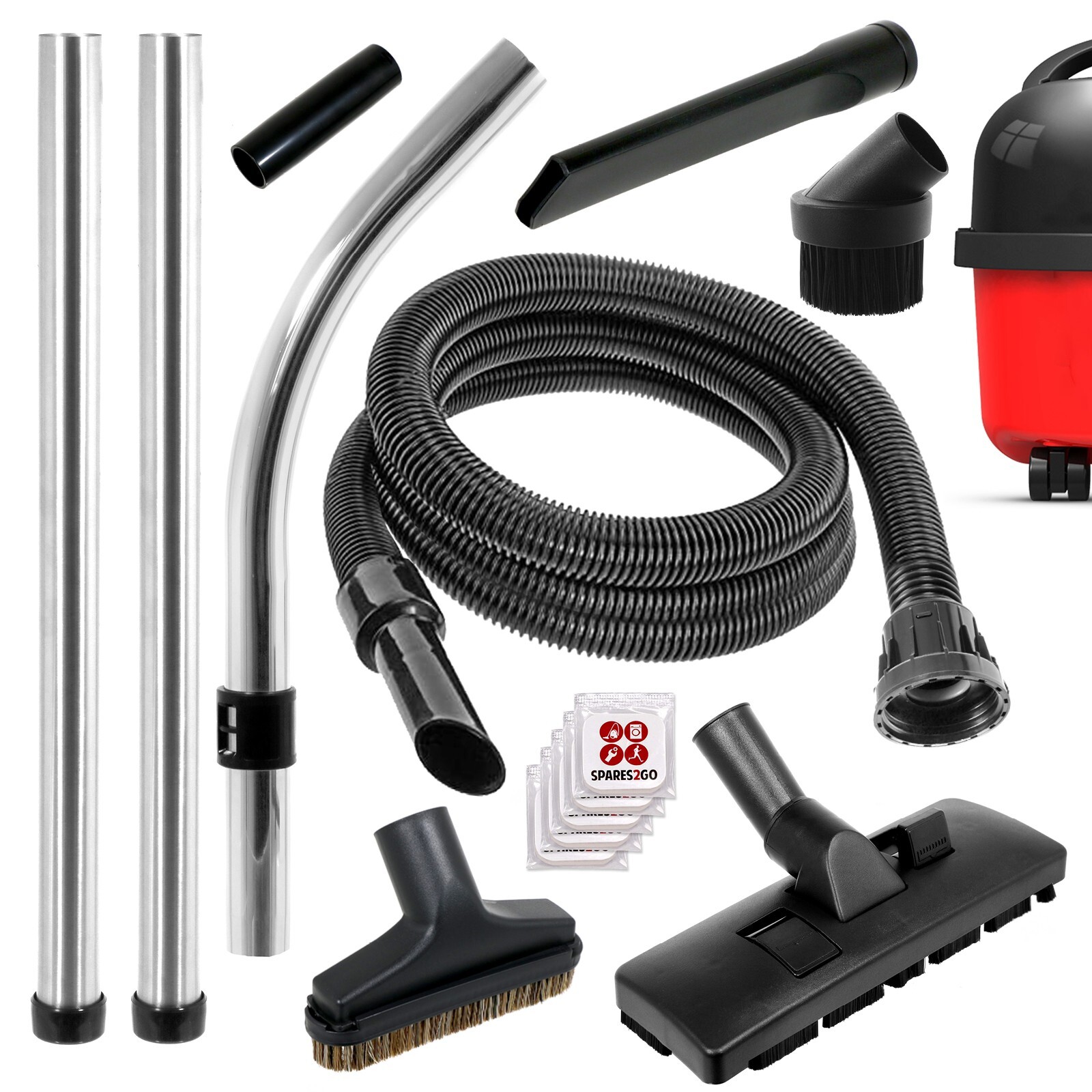 Spare Parts Tool Kit Hose Rods for NUMATIC HENRY HETTY Vacuum + 5 Fresh