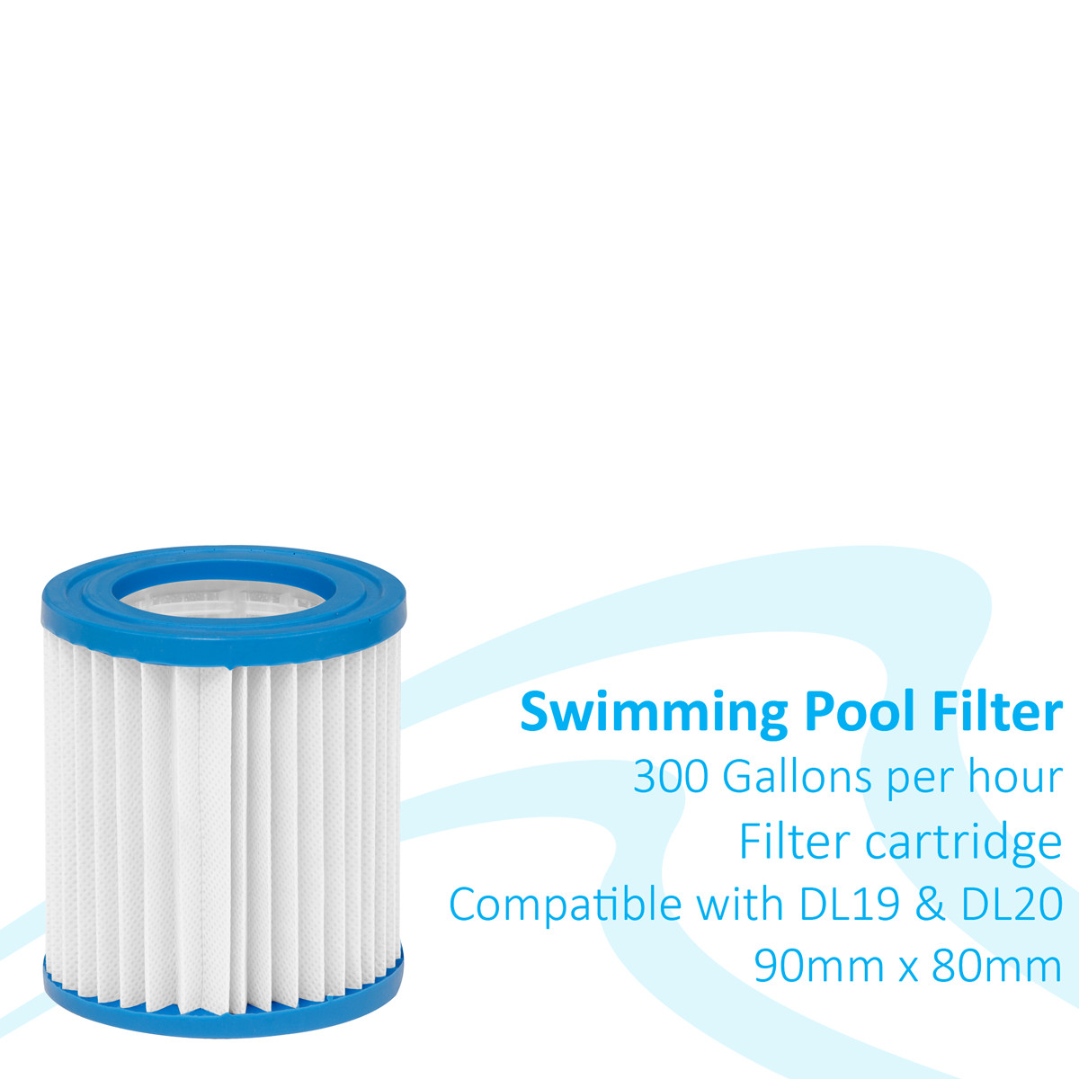 Dellonda Swimming Pool Filter Cartridge Simple To Install For DL19 & DL20 DL35