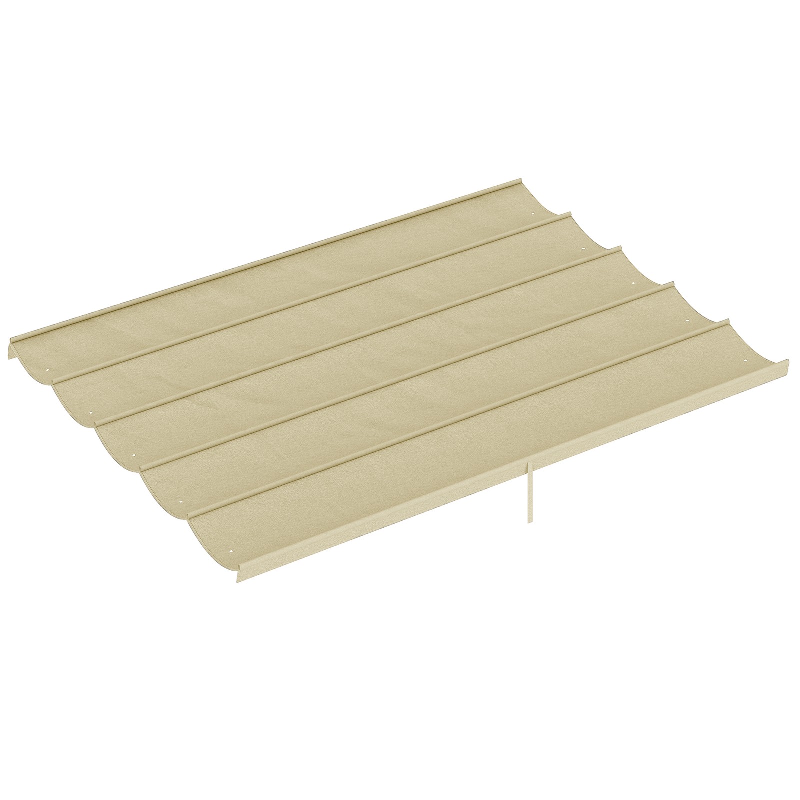 Outsunny 3.5x2.6 m Pergola Cover Replacement for 4x3 m Frame, Beige