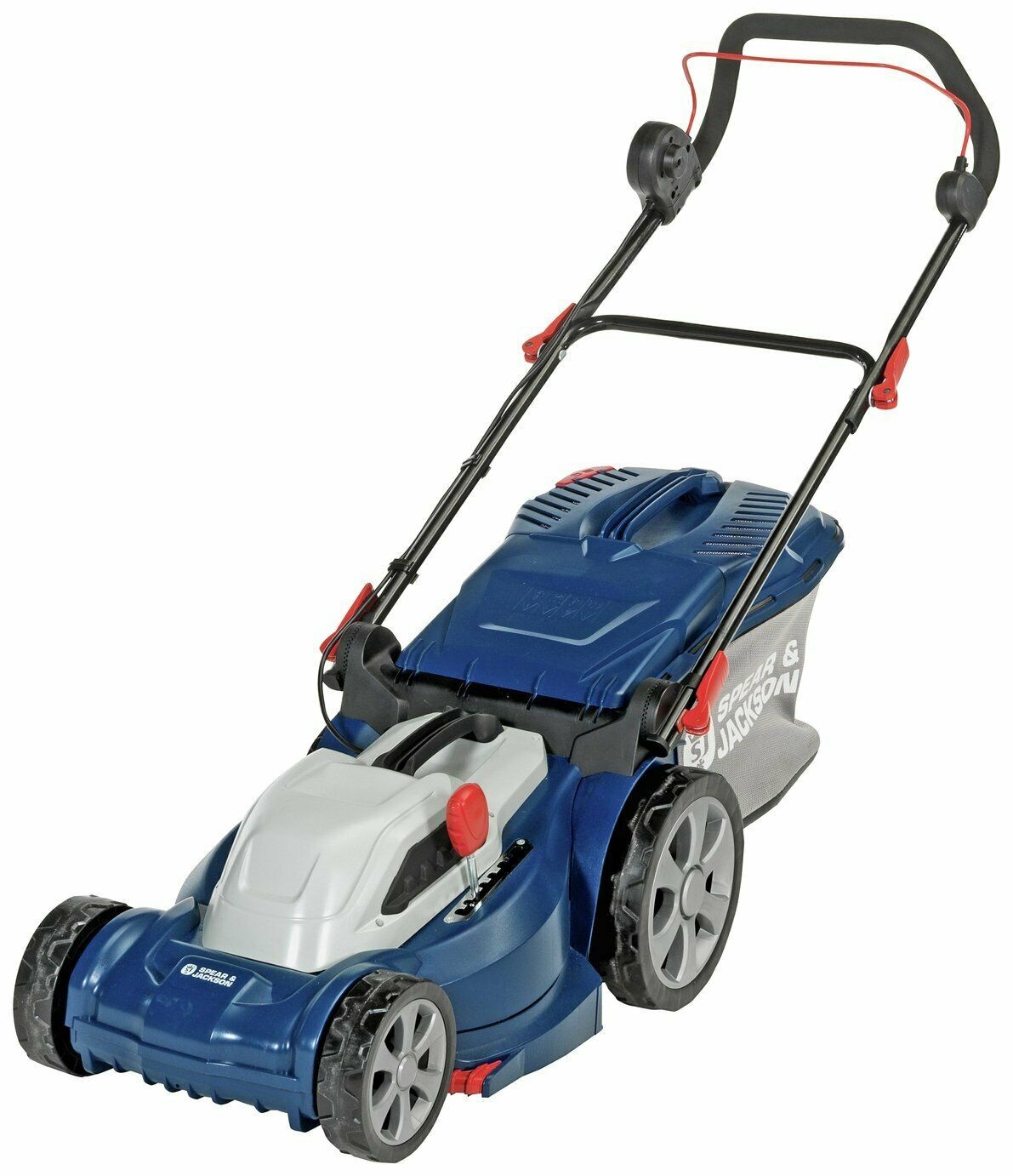 Spear & Jackson S1637ER2 37cm Corded Rotary Lawnmower - 1600W - 1 Year Guarantee