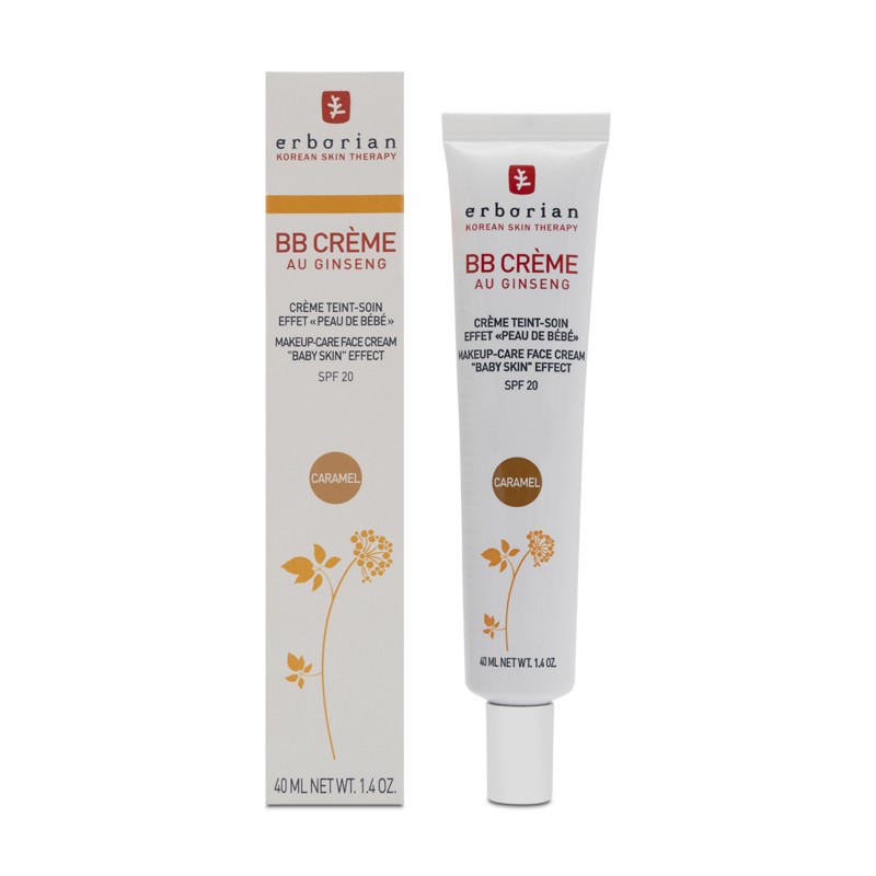 Erborian BB Creme Face Cream Caramel Au Ginseng 40ml Makeup Care "BABY SKIN