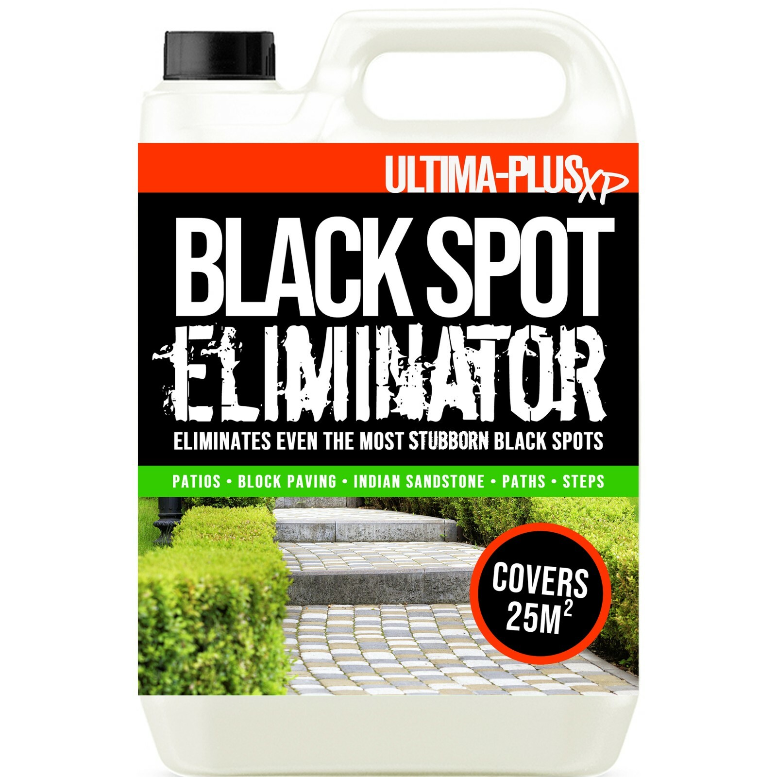 Patio Black Spot Remover Eliminator 5L Algae Mould Driveway Moss Killer Ultima