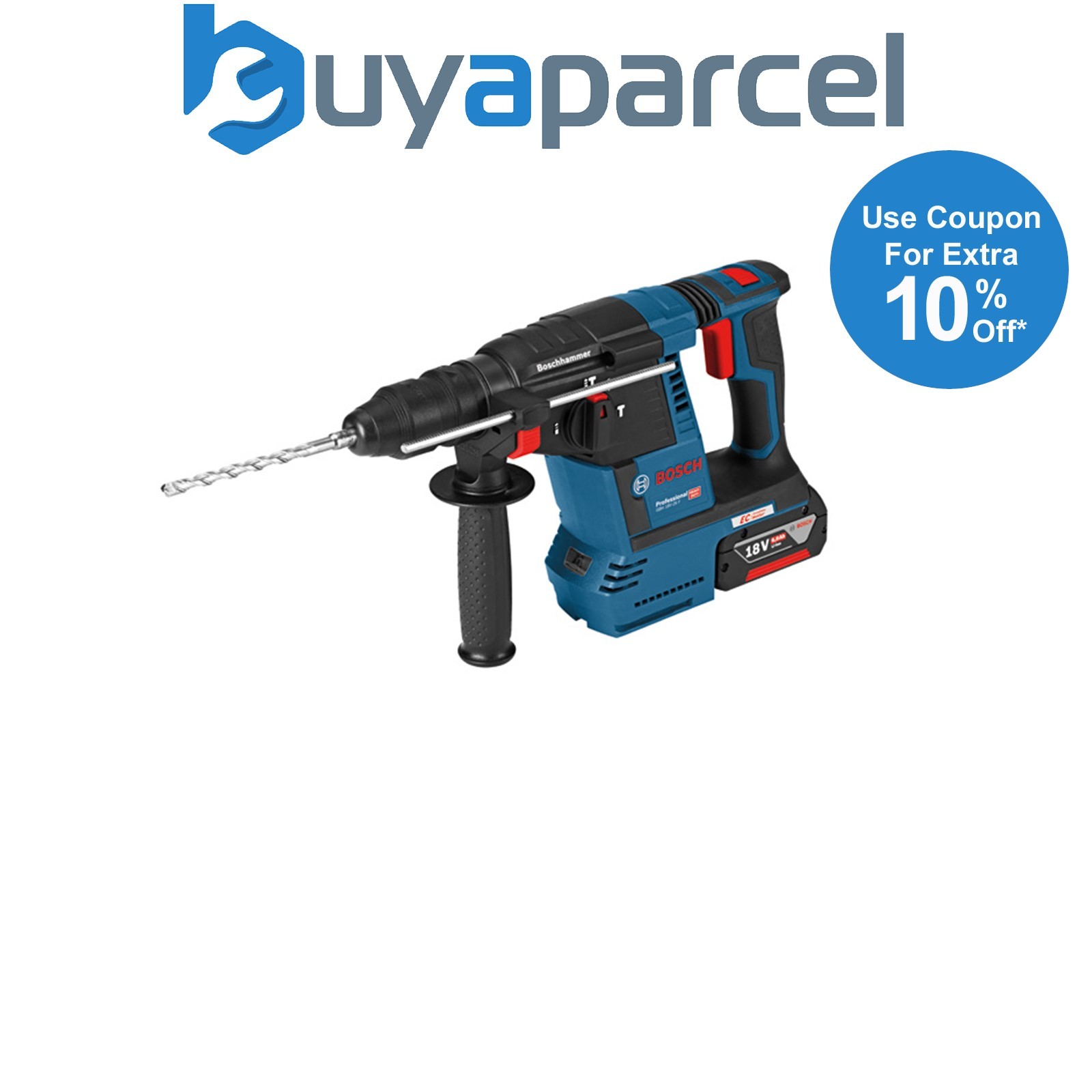 Bosch PRO Cordless Rotary Hammer with SDS plus GBH 18V-26 F L-Boxx 136 061191007