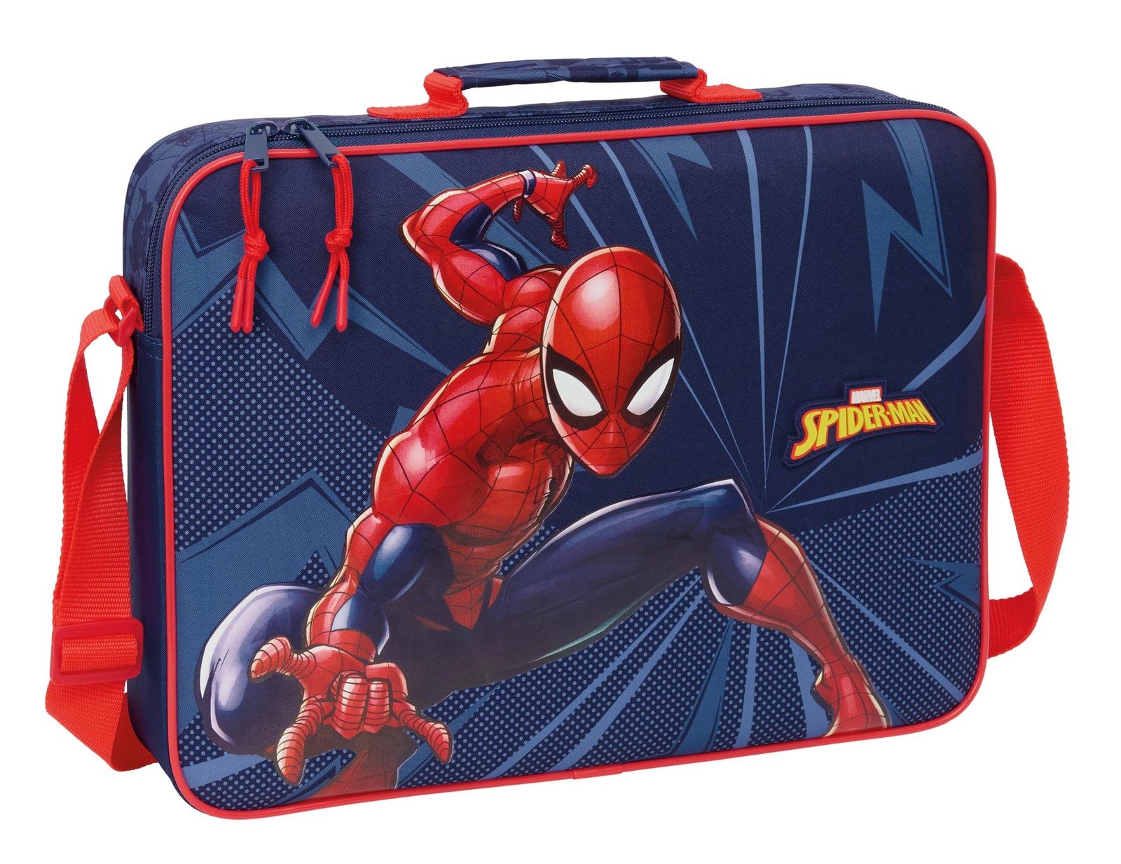 SPIDERMAN – Extra School Wallet, Pencil Case, Shoulder Bag, Comfortable and Vers