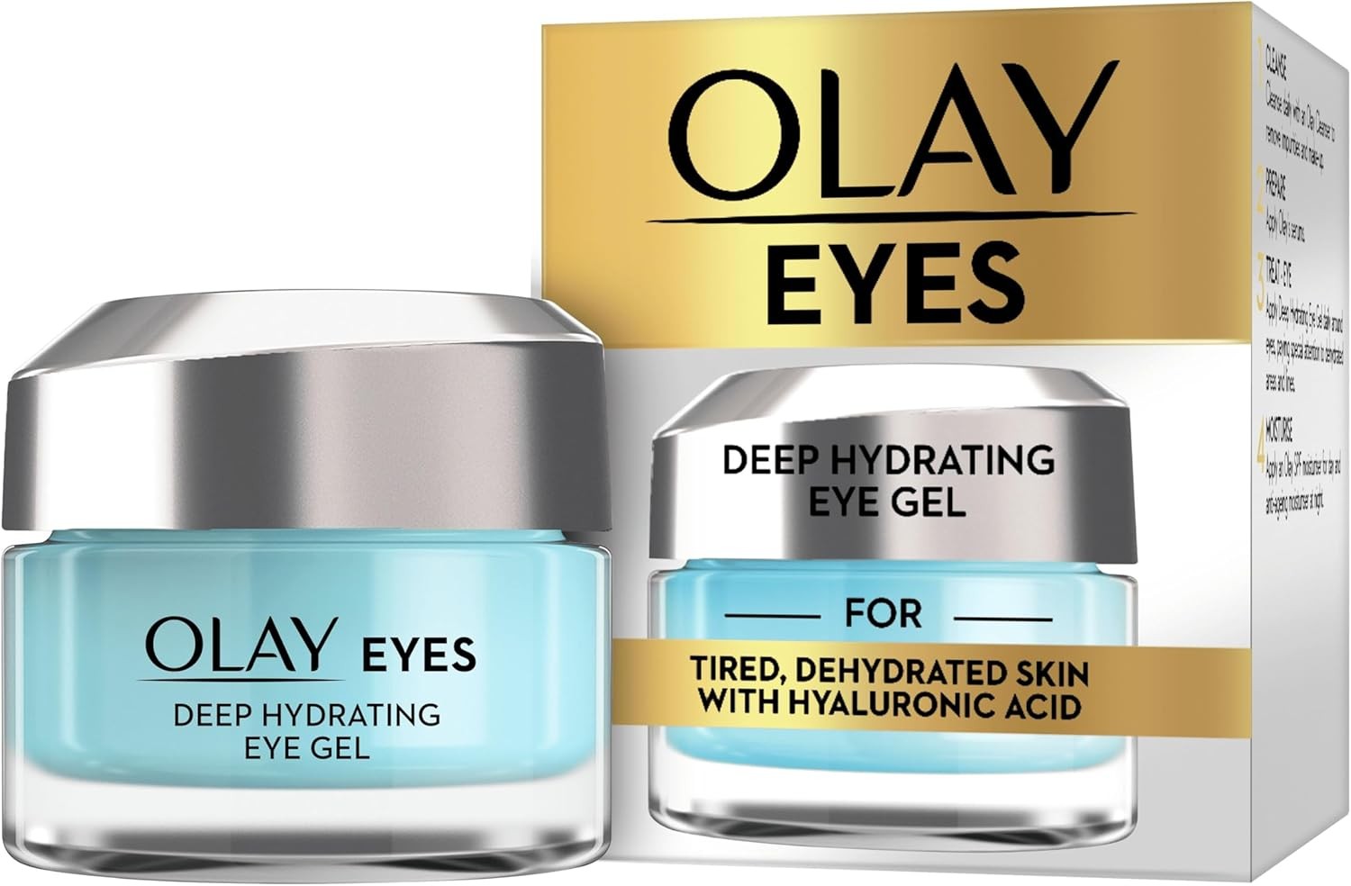 Olay Eyes Deep Hydrating Eye Gel For Tired Dehydrated Skin With Hyaluronic Acid