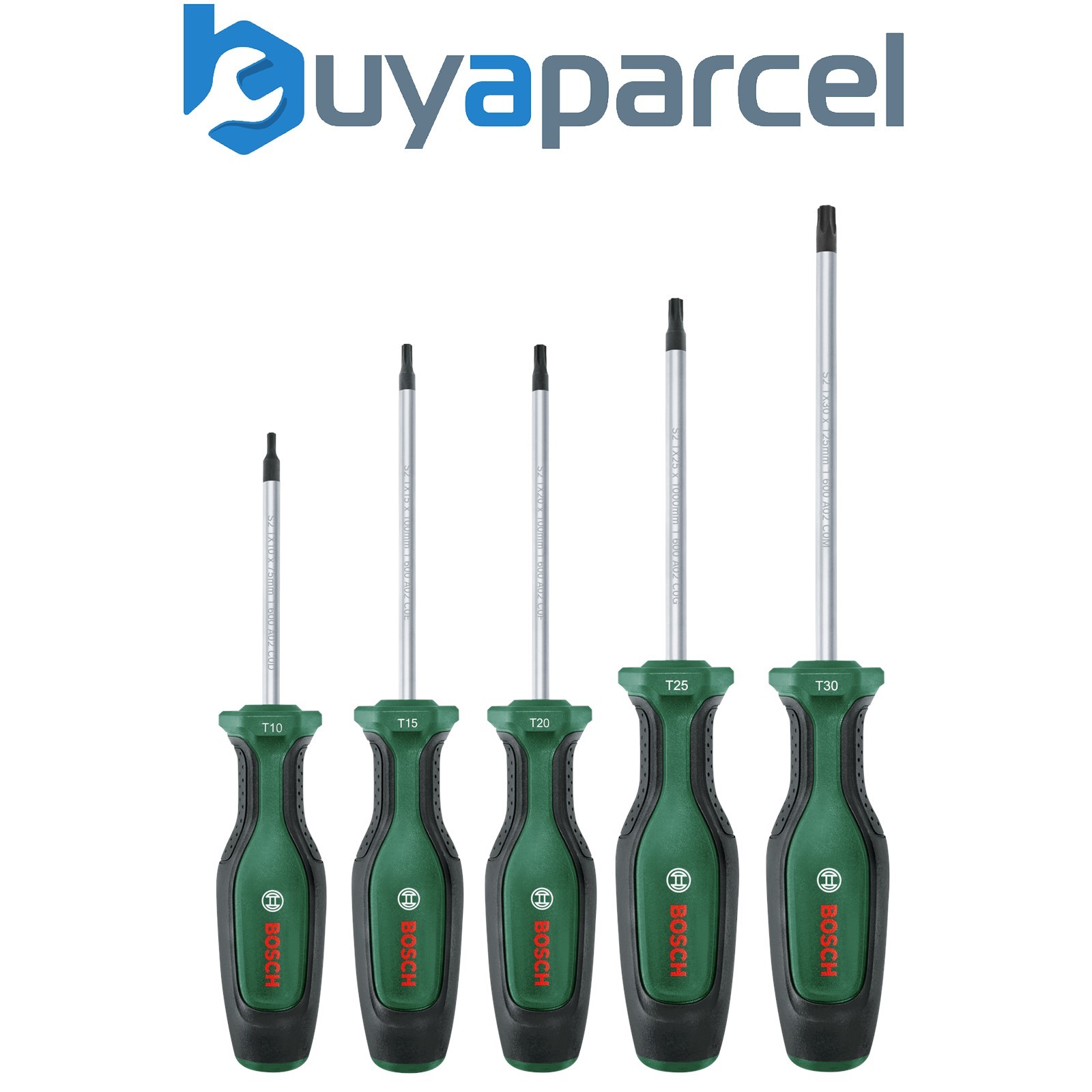 Bosch Hand Tools Torx Screwdriver Set 5-Piece 1600A02BX6