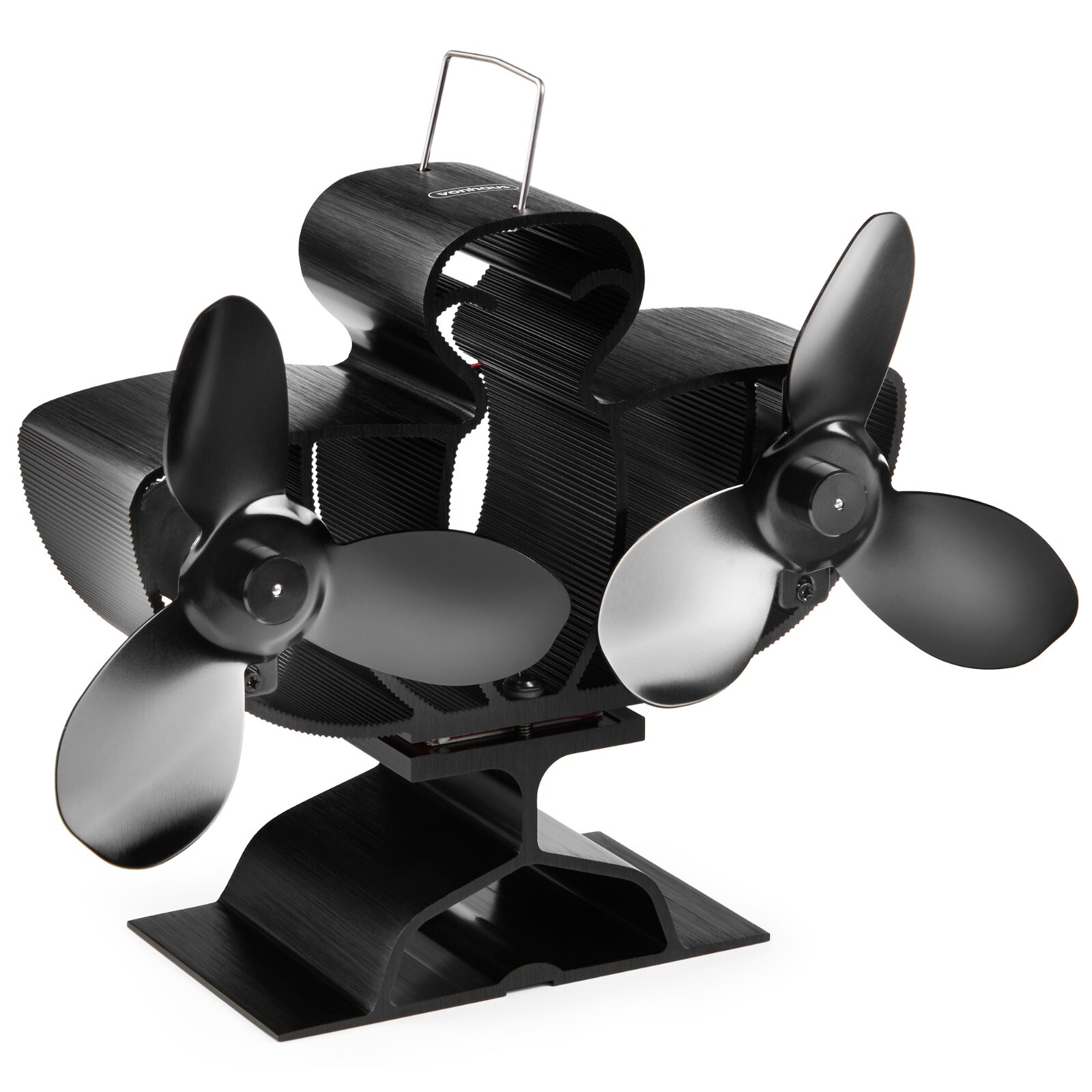 VonHaus Stove Fan 6 Blades, Log Burner Fire Fan, Wood Burning Stoves, Fireplaces