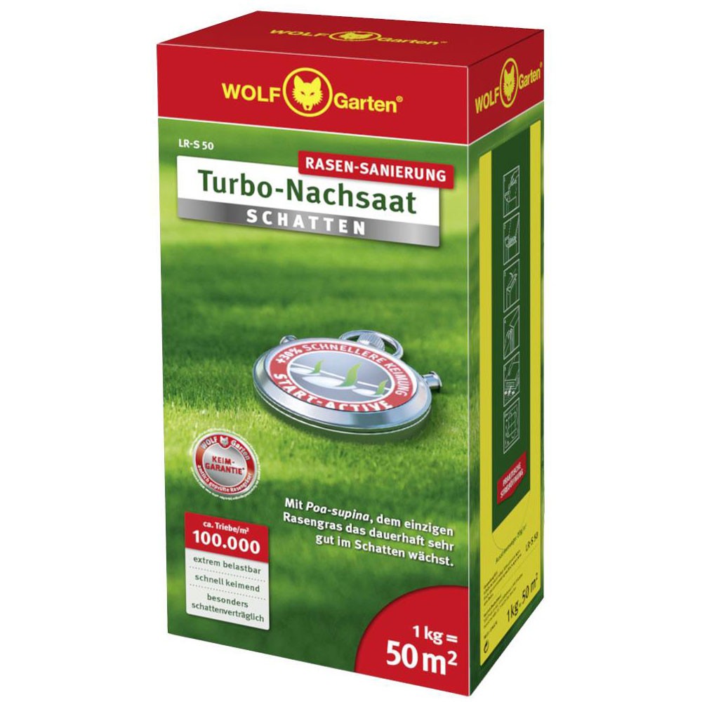 WOLF-Garten LR-S 50 Lawn Seed Turbo for 50m² 1kg Box