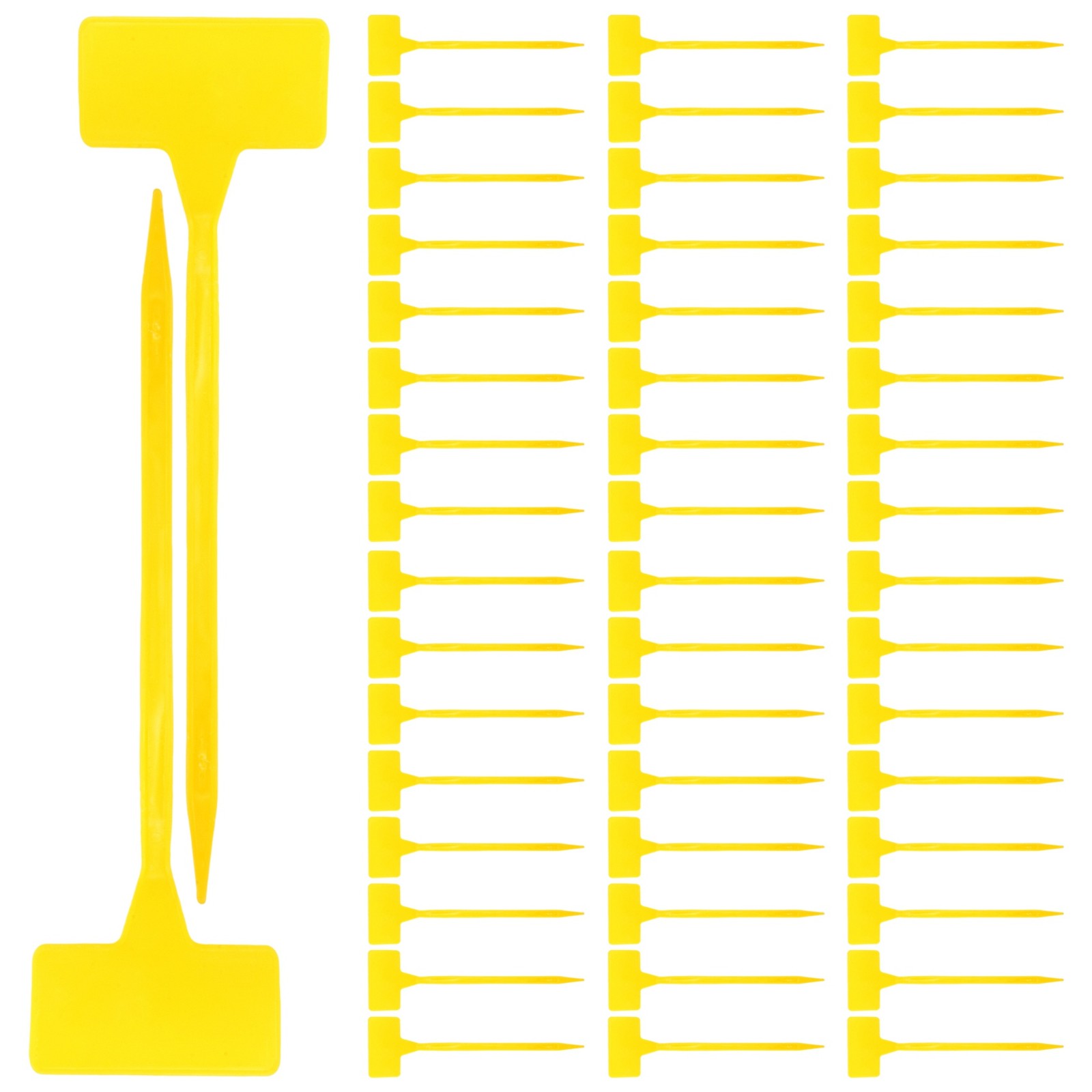 3X(Gardens Planting Tools 50 Pcs Bonsai Plastic Plant Labels Garden Labels9294