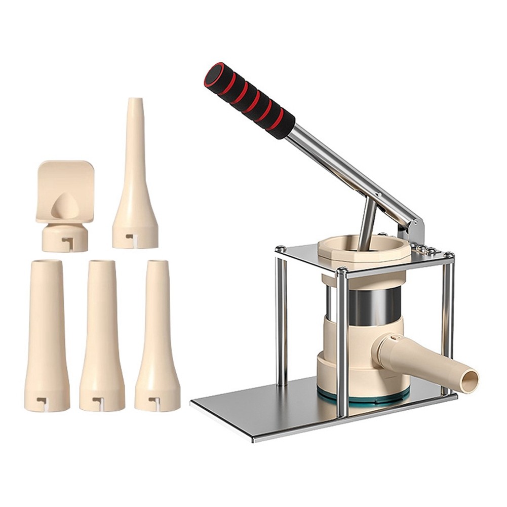 5 in 1 Horizontal Type Sausage Meat Stuffer Homemade Kitchen Meat 3329