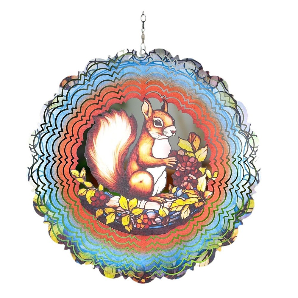 3X(Metal Reflective Wind Spinners Outdoor Garden Decor,Sparkly Metal Wind6436