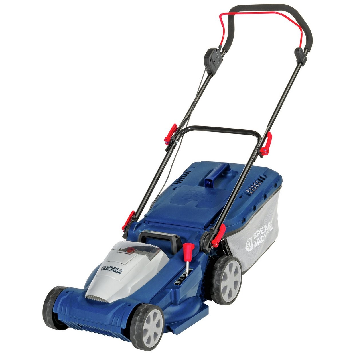 Spear & Jackson 37cm Cordless Lawnmower 40V (No Battery, Charger & Mulching Plug