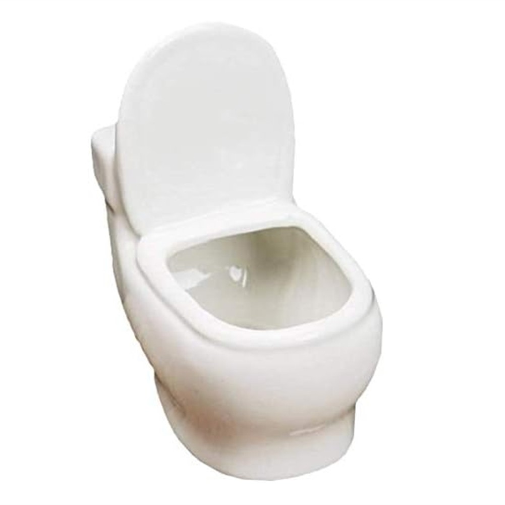 5X(White Ceramic Toilet Plant Pot/Bonsai Pot/Flower Pot/ Planter Perfect3138