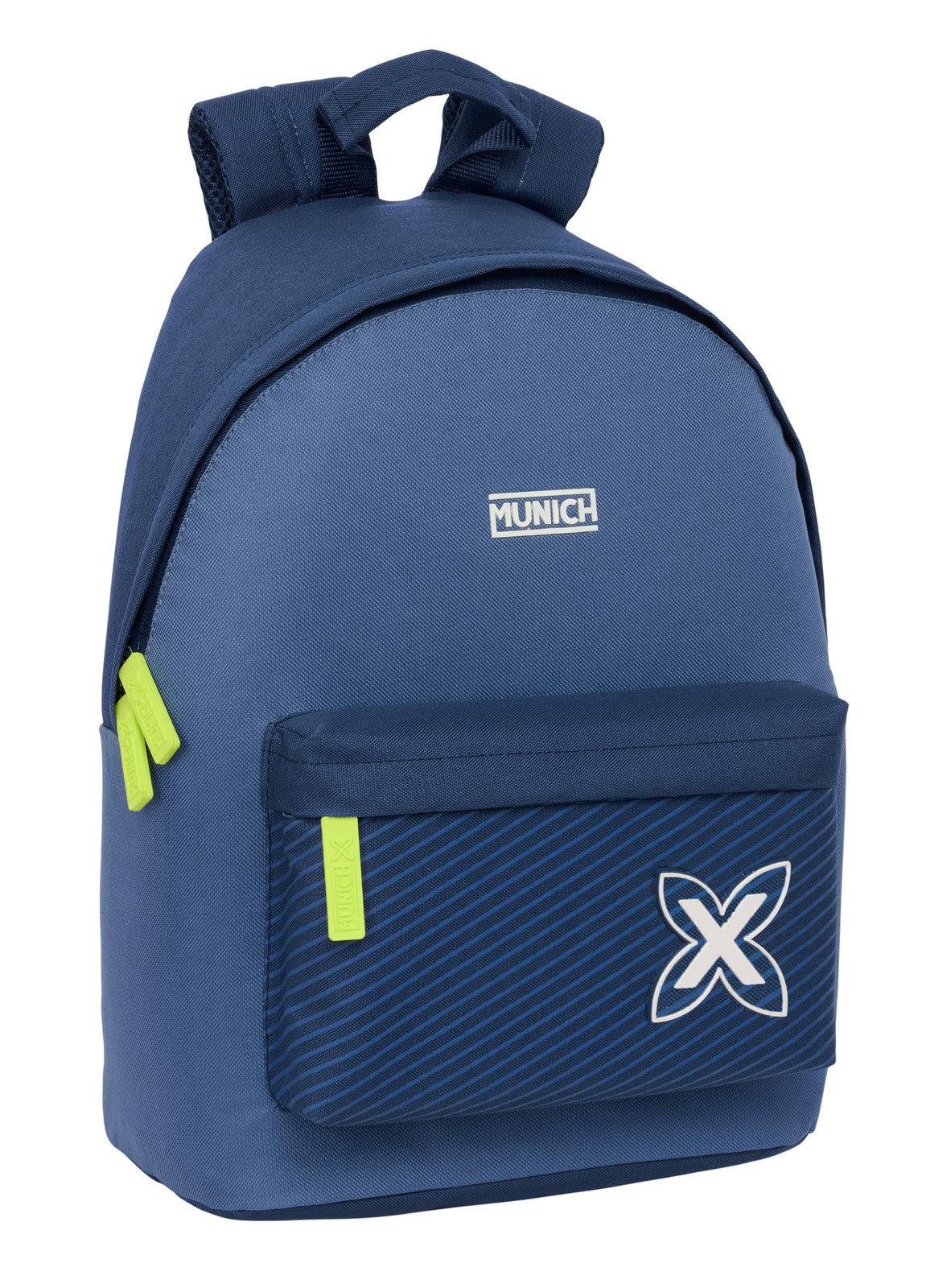 Safta MUNICH BLUE INDIGO - Youth Backpack for Laptop 14.1 inches, Ideal for Youn