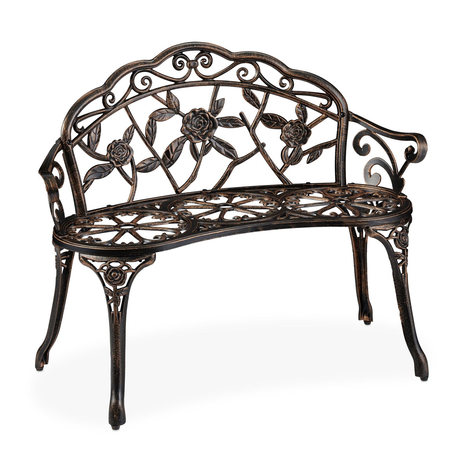 Garden bench Weatherproof Easy Assembly Garden Seating Outdoor Bench Vintage