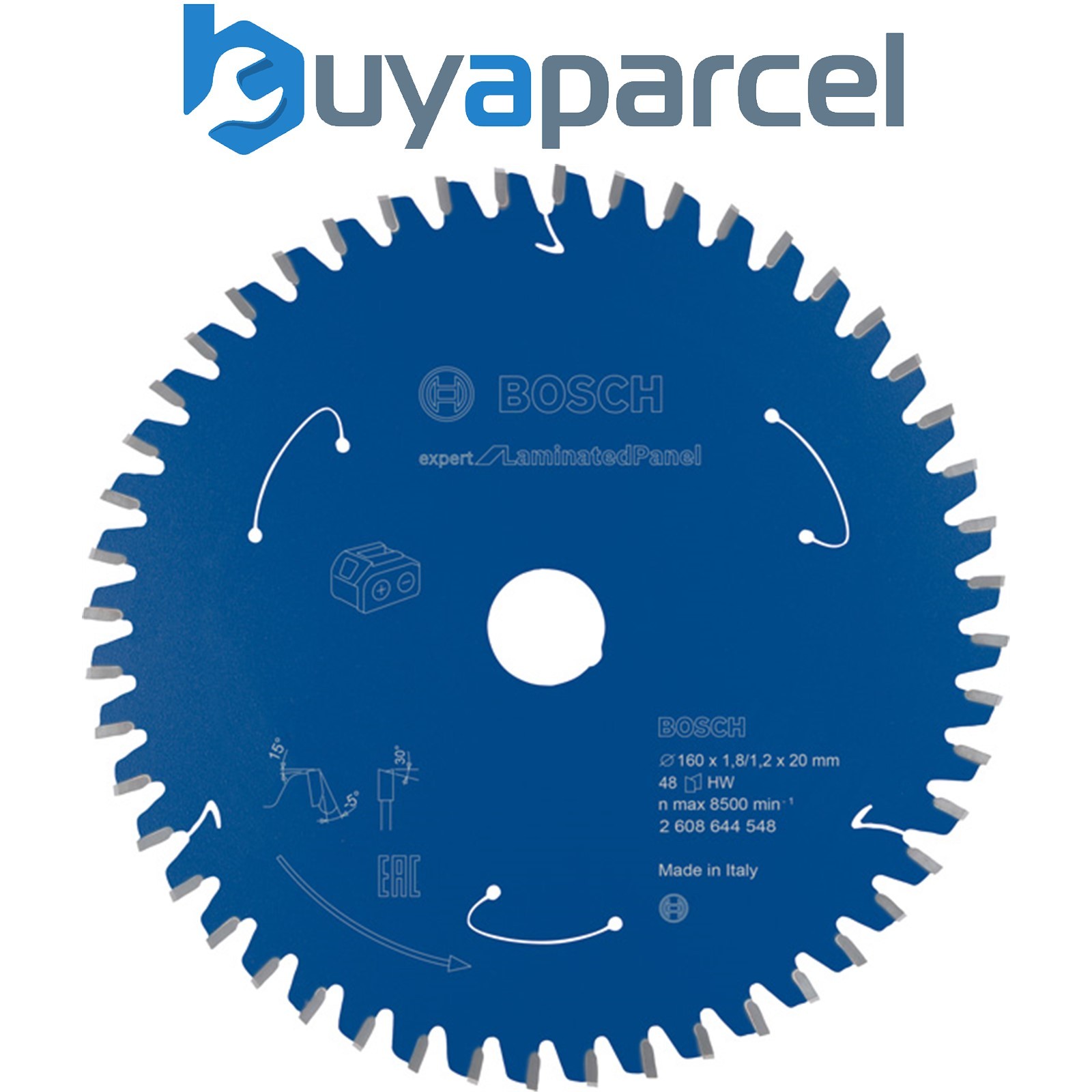 Bosch for Laminated Panel Circular Saw Blade 160x1.8/1.2x20 T48 2608644548