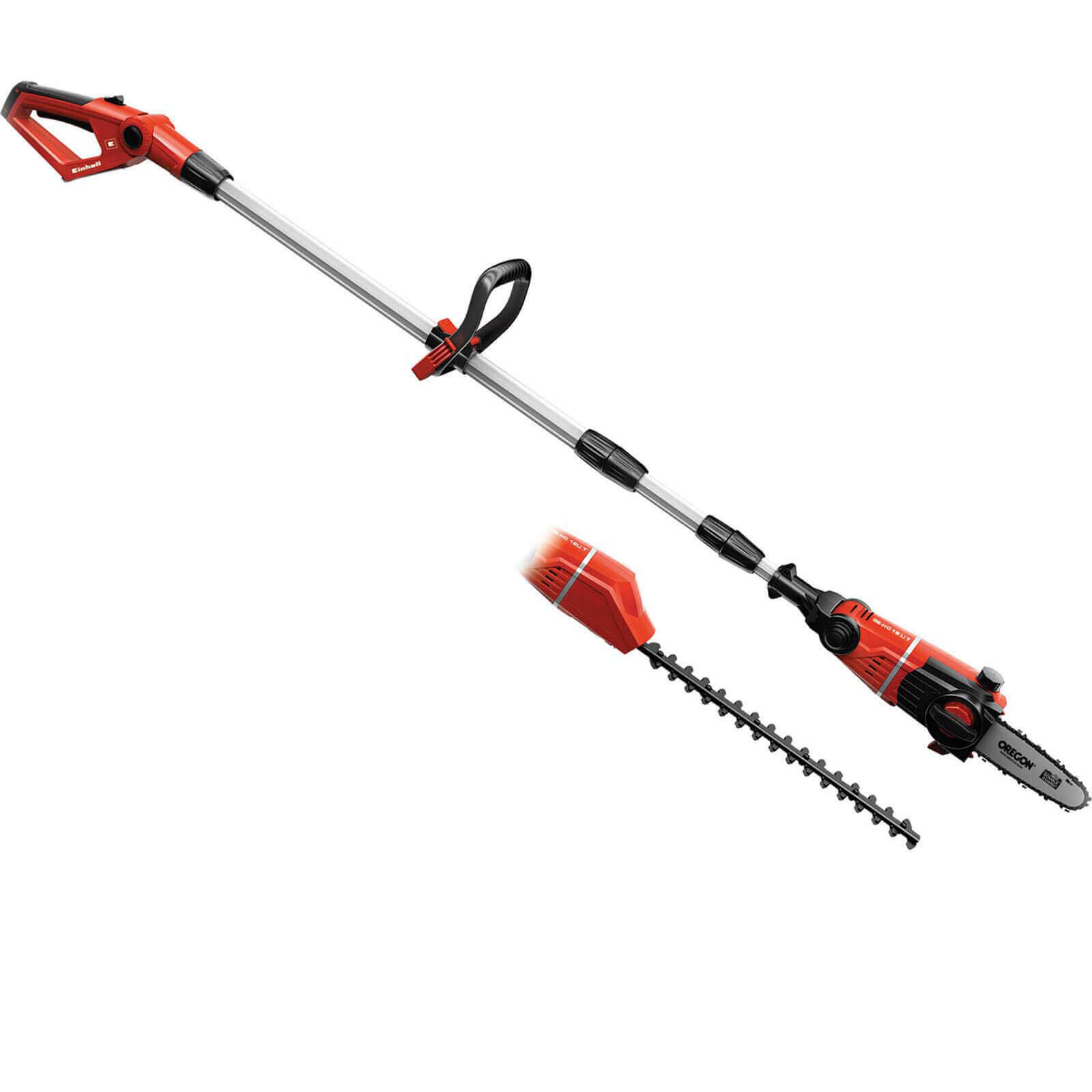 Einhell GE-HC 18 Li T 18v Cordless Telescopic Pole Pruner and Hedge Trimmer No B