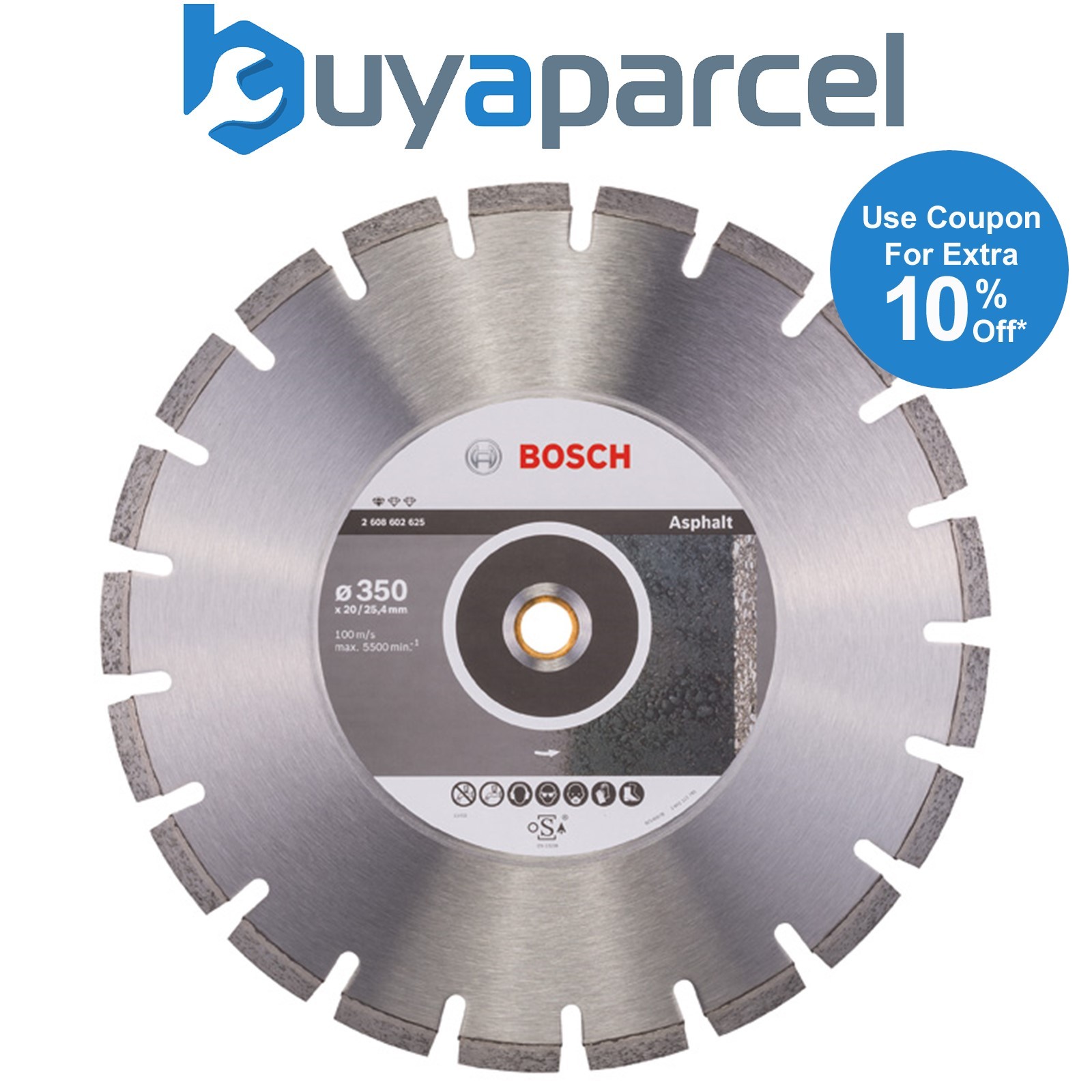 Bosch Diamond cutting discs Standard for Asphalt diamond cutting disc 2608602625