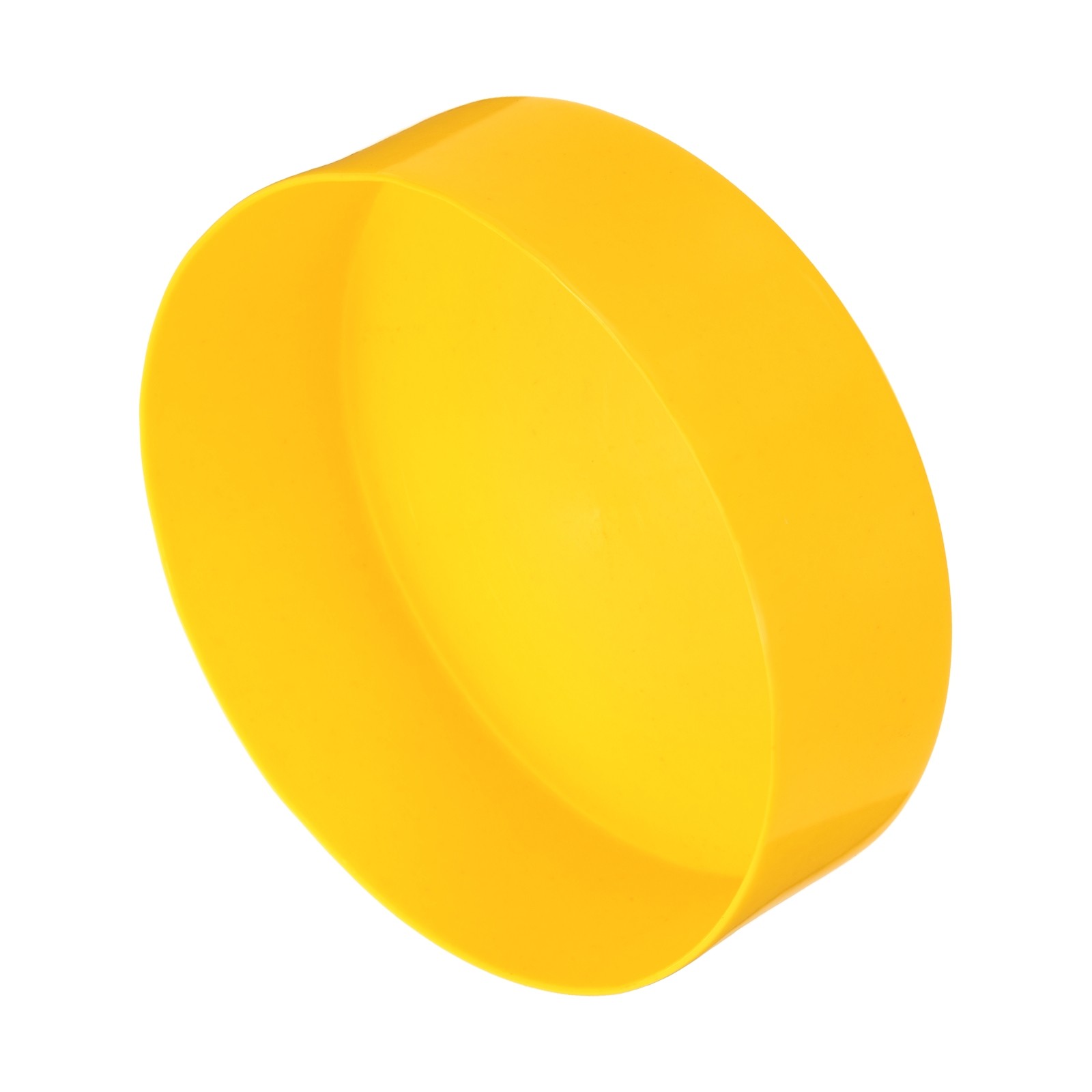 4pcs Rubber End Caps 170mm(6.7") End Cap Screw Thread Protectors Yellow