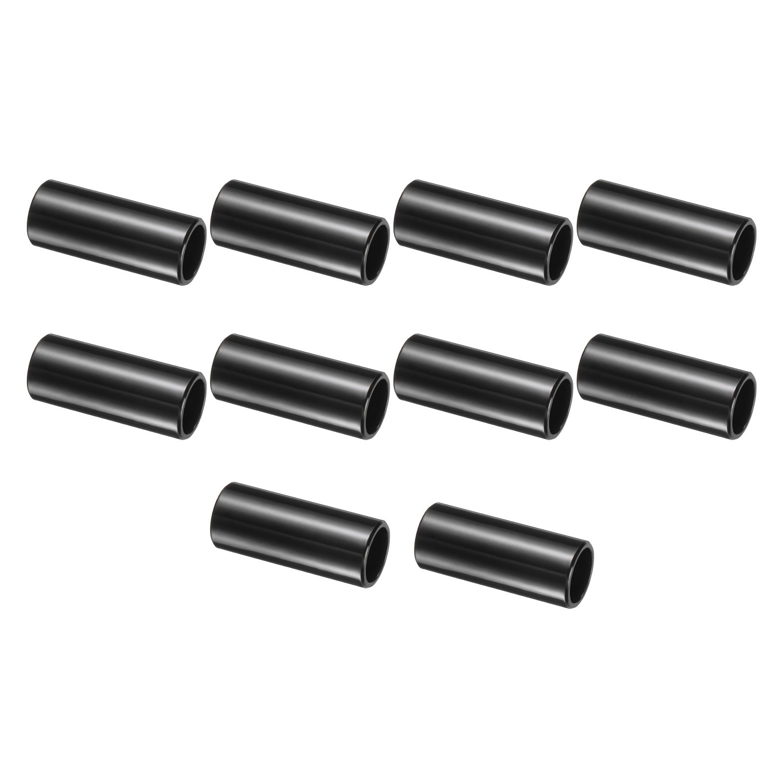 10pcs Stainless Steel Spacers 1/2" Bore x 5/8" OD x 1-1/2" Length, Black