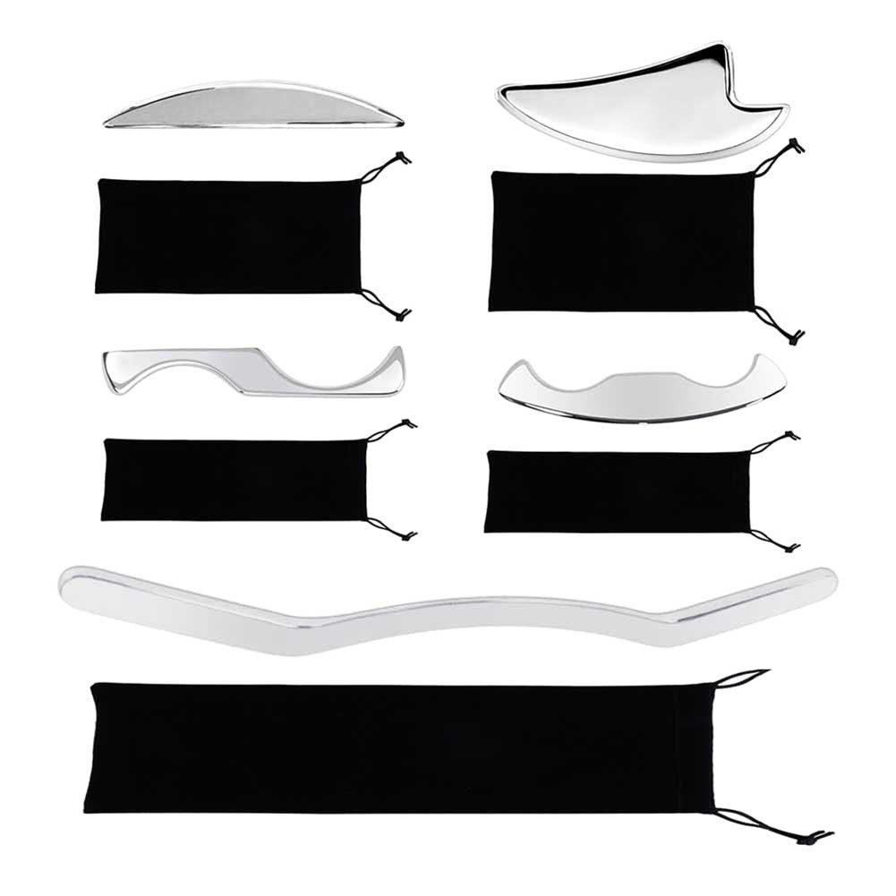 Stainless Steel Gua Sha Scraper IASTM Tools Physical Therapy Fascia 9961
