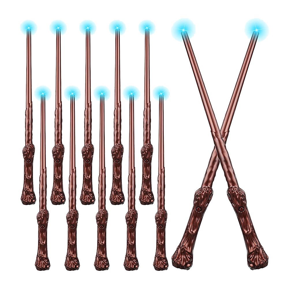 10 Pieces Light Wizard Sound Illuminating Toy Wand Witch Wand for8256