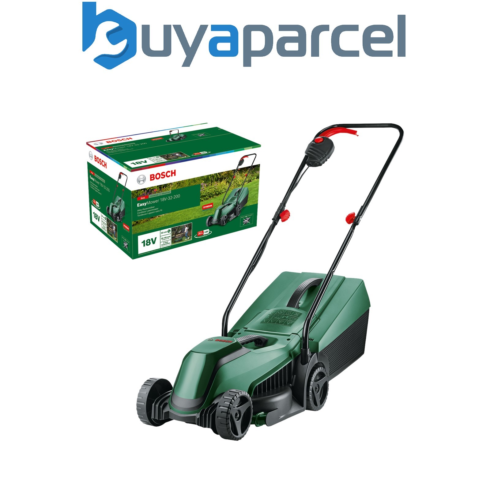 Bosch Cordless Lawnmower EasyMower 18V-32-200 Carton box 06008B9D01