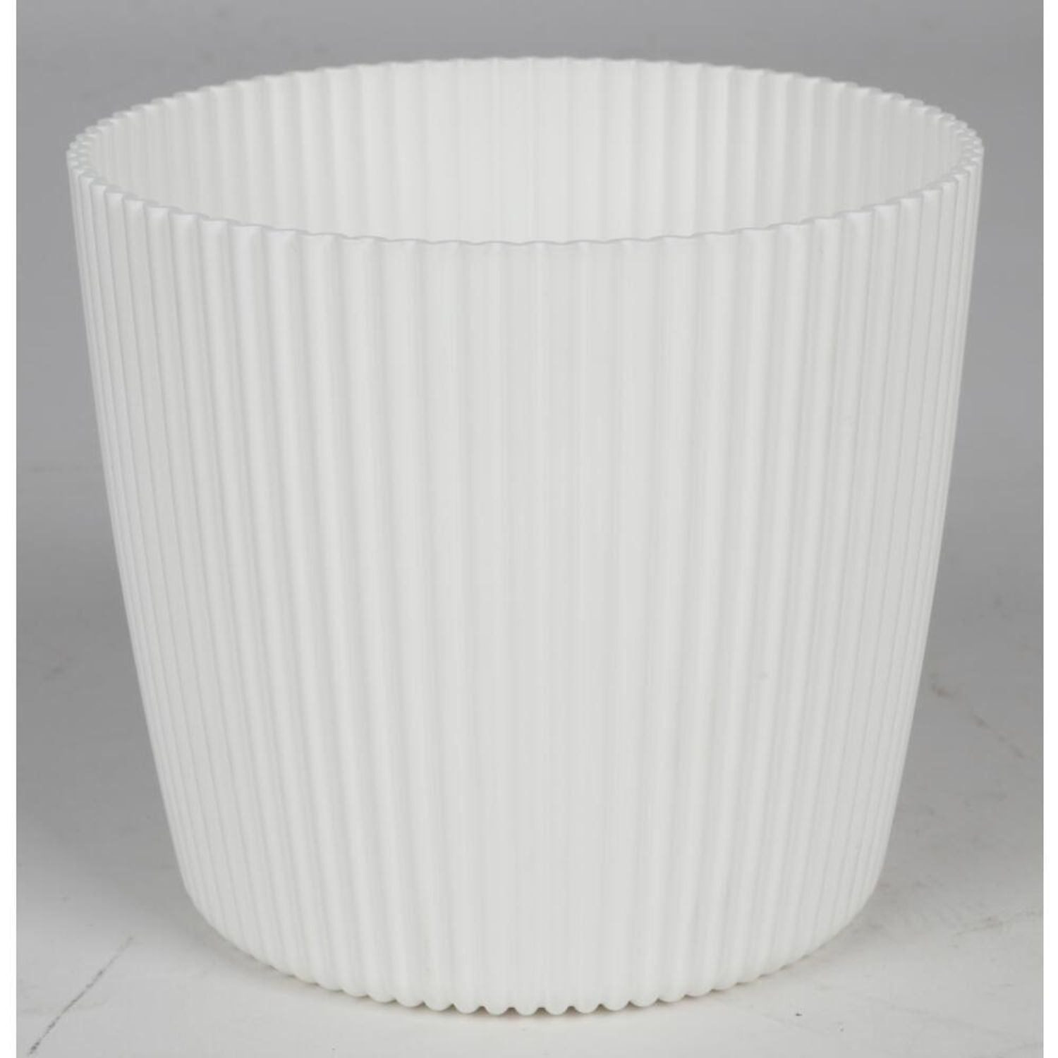 10x Buri Planter Milly 15cm Grooves Plastic Flower Pot Plant Kräutergefäß