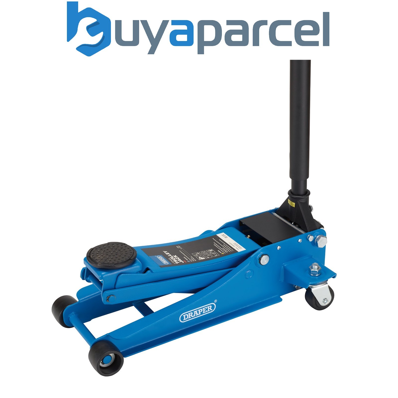 Draper 28497 Low Profile Trolley Jack, 2 Tonne