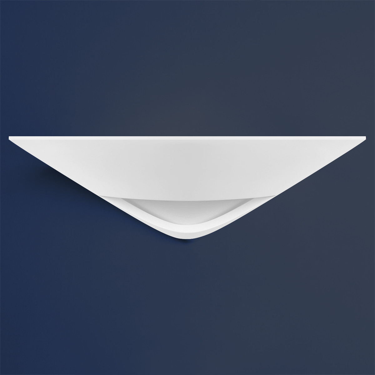Modern Half Round Moon White Ceramic Contemporary Indoor Wall Light Lamp B811