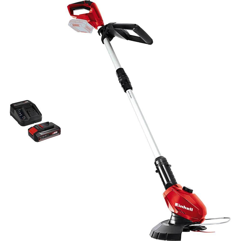 Einhell GE-CT 18 Li 18v Cordless Telescopic Grass Trimmer and Edger 240mm 1 x 2.