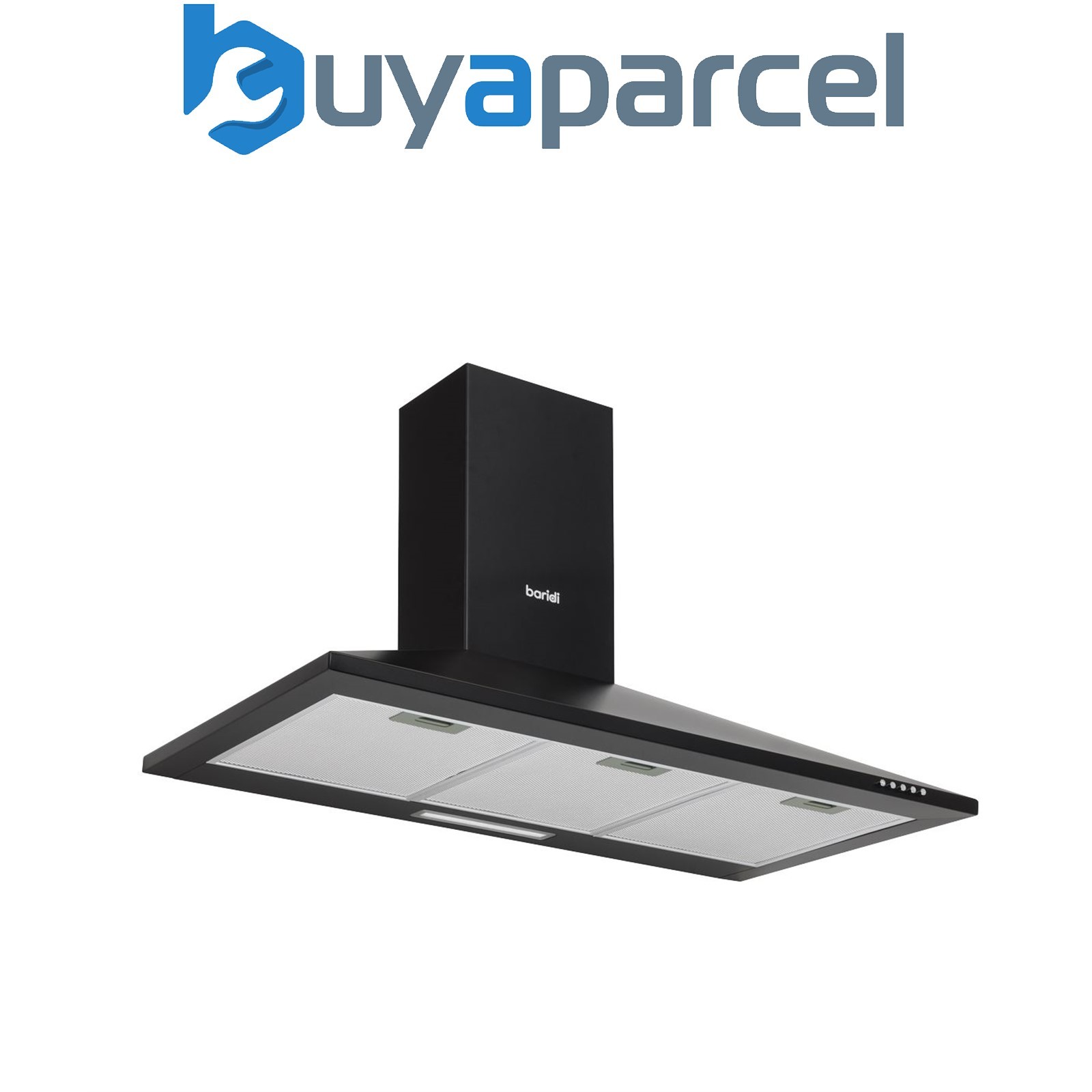 Sealey DH59 Baridi Cooker Hood,Chimney Style with Carbon Filters 90cm - Black