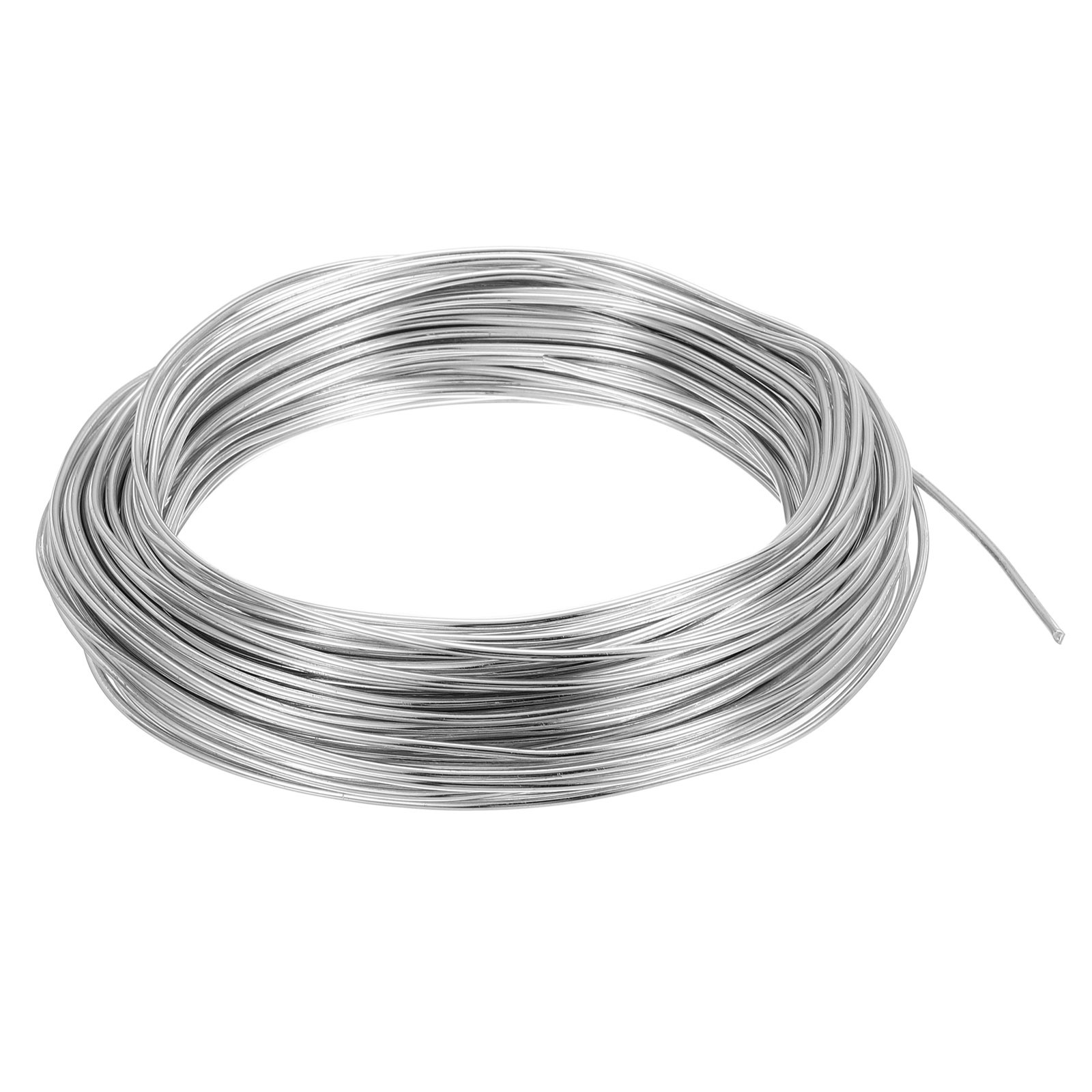1Roll 2.5mm Bonsai Training Wire Anodized Aluminum Floral Stem Wires Silver