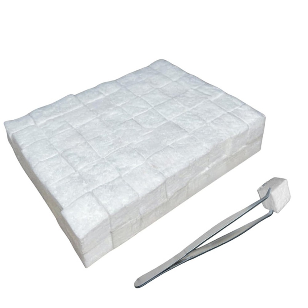 3X(96 Pcs Small Ceramic Wool Wick for Tabletop Fire Pit, Suitable for 6662