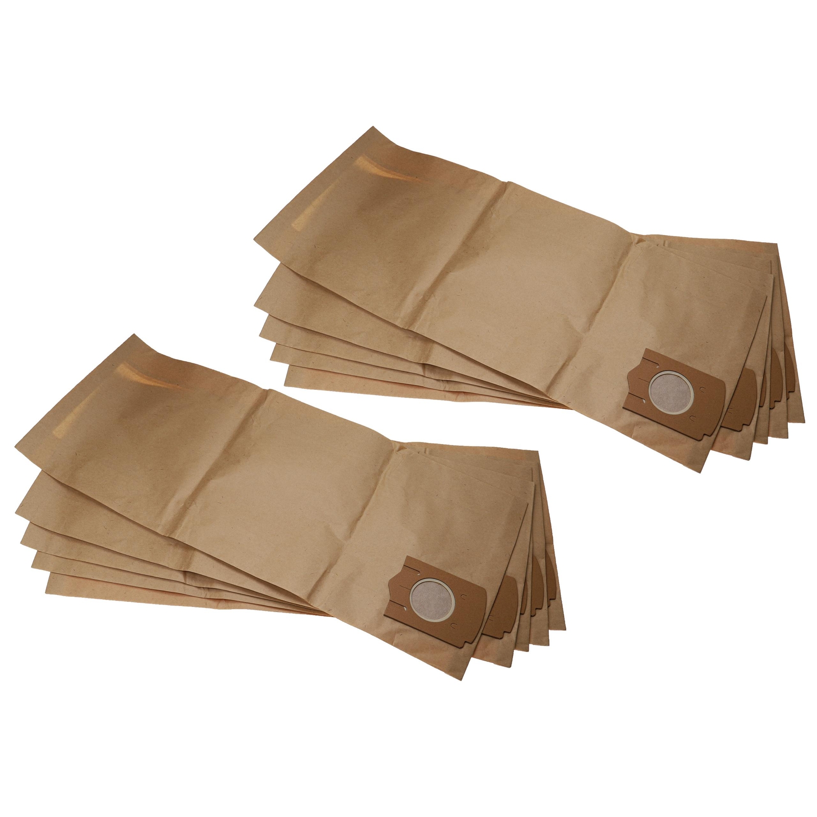 10 Hoover Dust Bags for Bosch PAS 12-50 F GAS 12-50 RF Paper