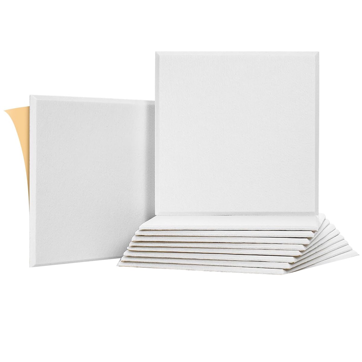 10Pack Sound Proof Panels for Walls,Self-Adhesive Acoustic Panels 12x12x09481